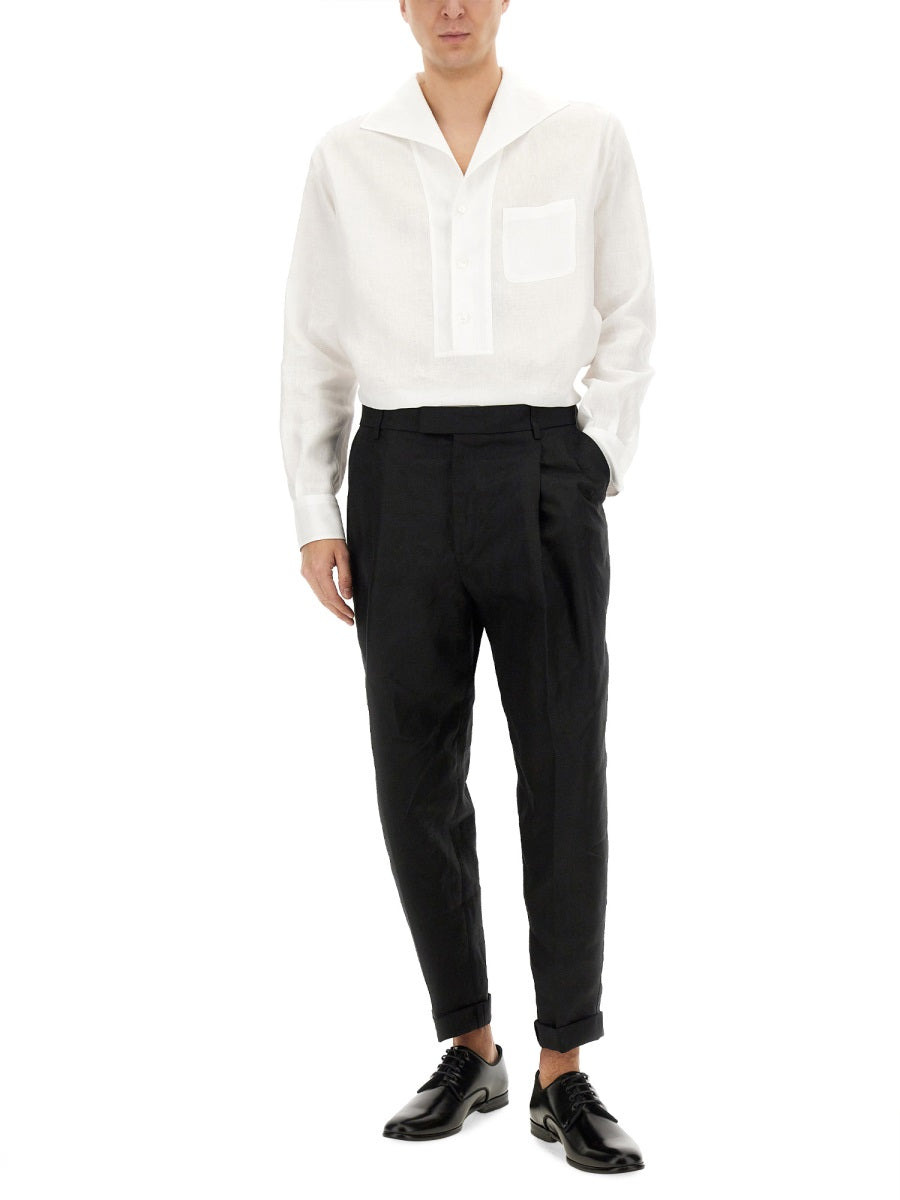 Dolce & Gabbana Men Linen Shirt - 2