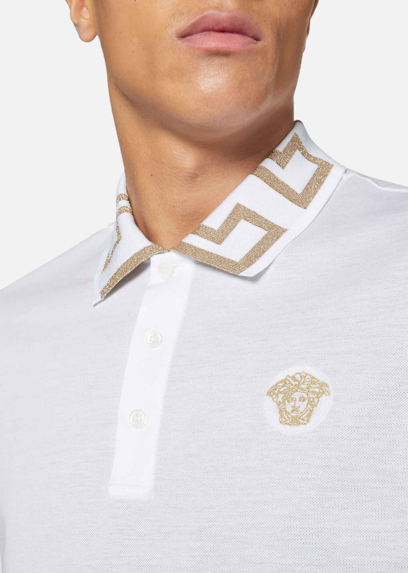 Greca Collar Polo Shirt - 5