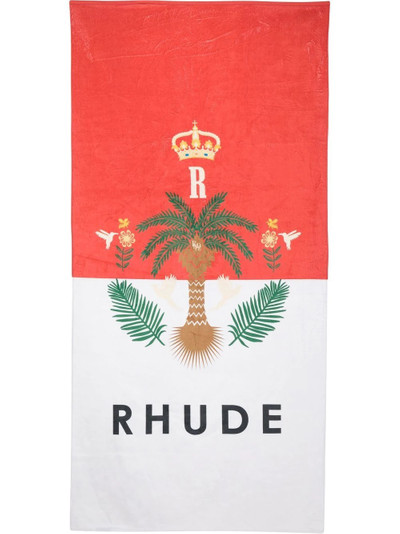 Rhude graphic-print terry towel outlook