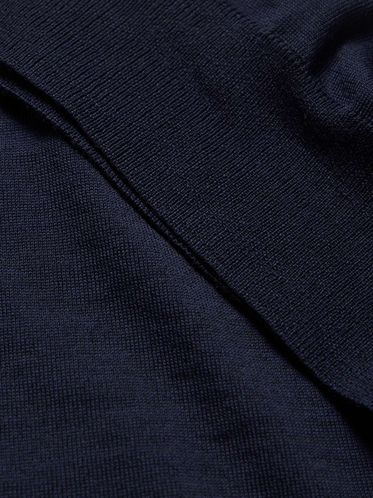 Slim-Fit Merino Wool Polo Shirt - 3