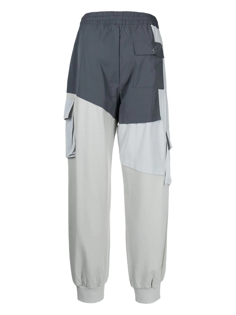 patchwork cargo track pants - 2