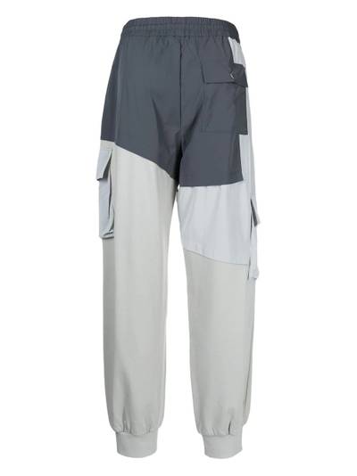 FENG CHEN WANG patchwork cargo track pants outlook