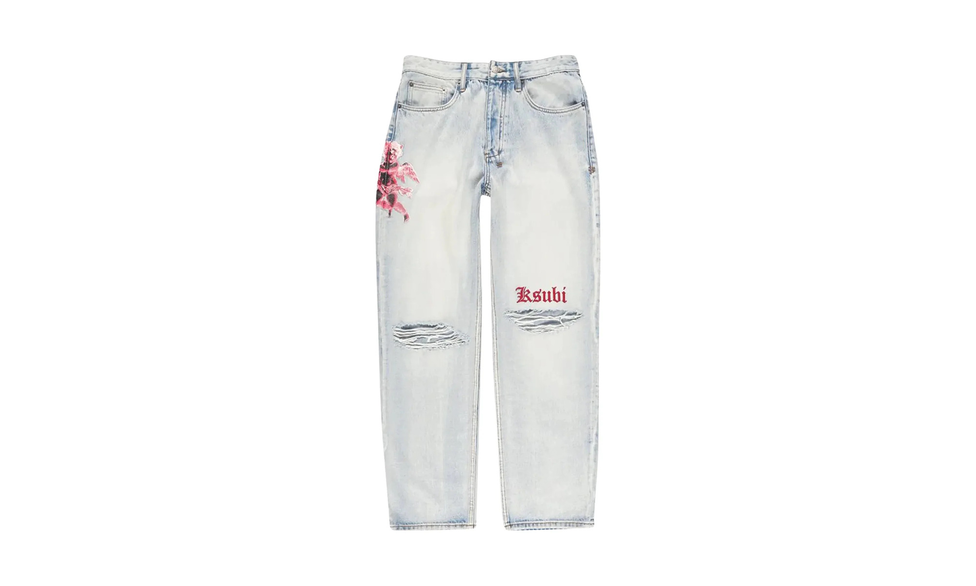Anti K Icons Jeans Mens Style "Light Blue" - 1