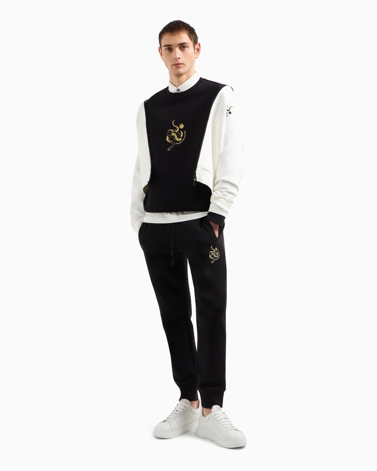 DOUBLE-JERSEY SWEATSHIRT WITH LUNAR NEW YEAR EMBROIDERY - 4