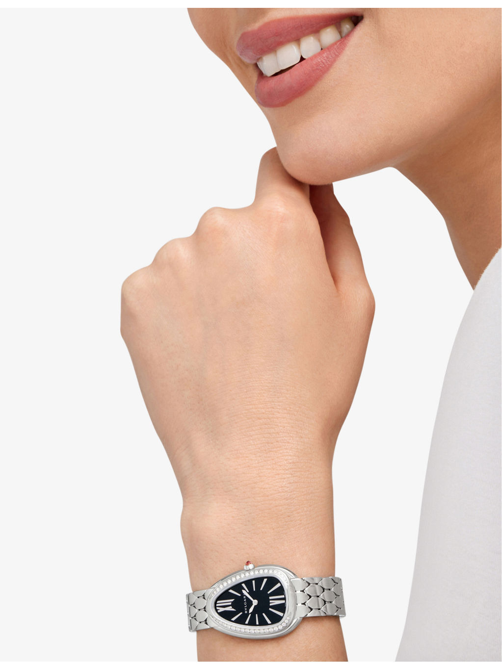 Serpenti Seduttori stainless-steel quartz watch - 4
