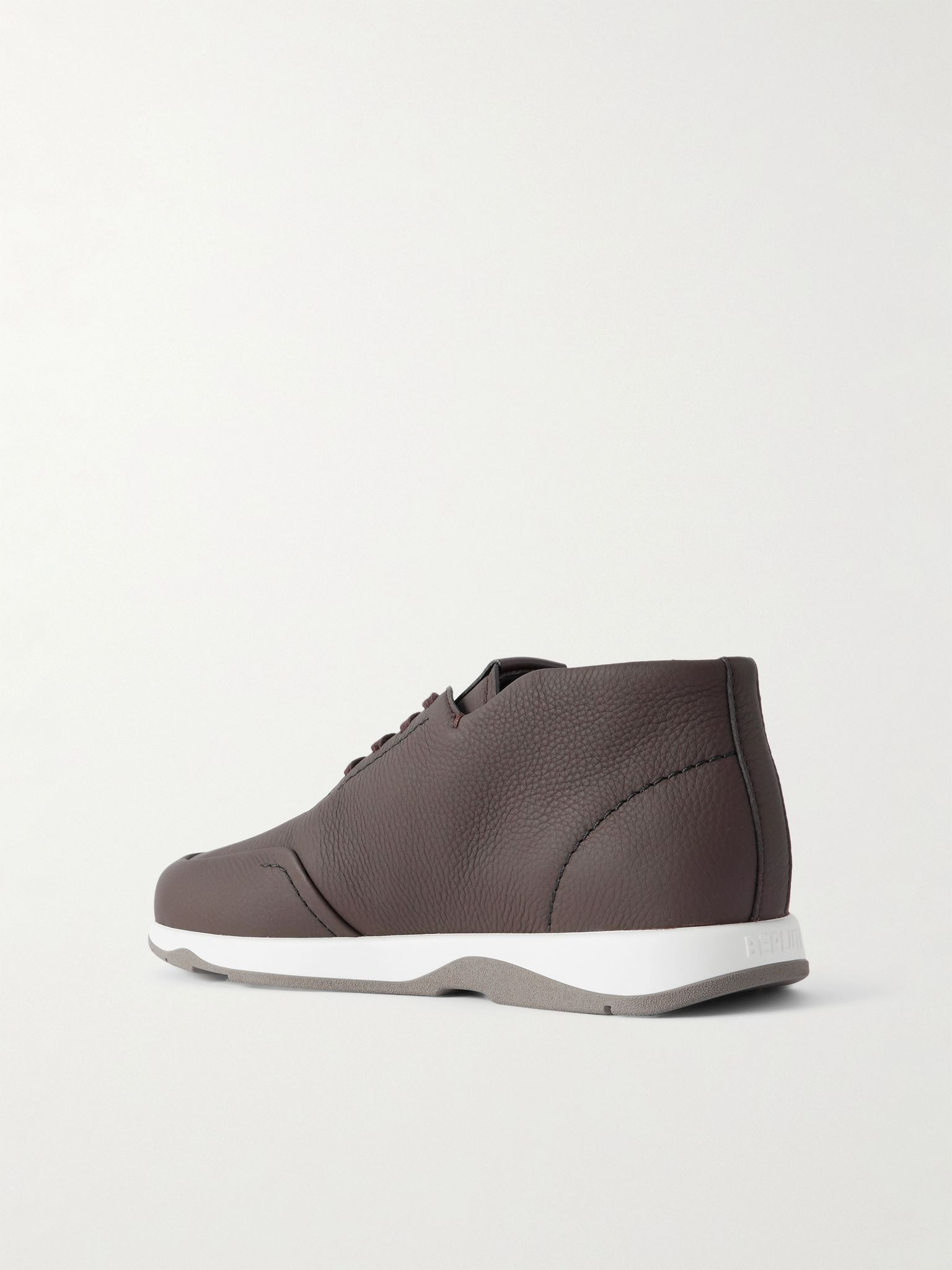 Échappée Leather Desert Boots Dark brown - 4