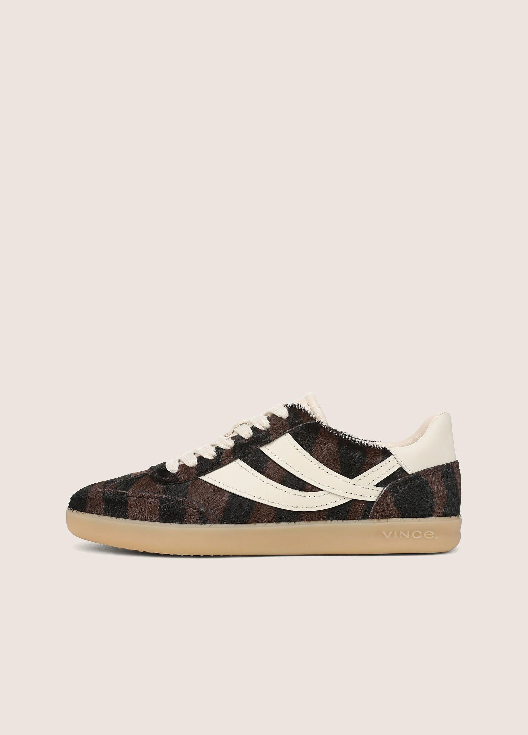 Oasis Animal-Print Calf Hair Sneaker - 1