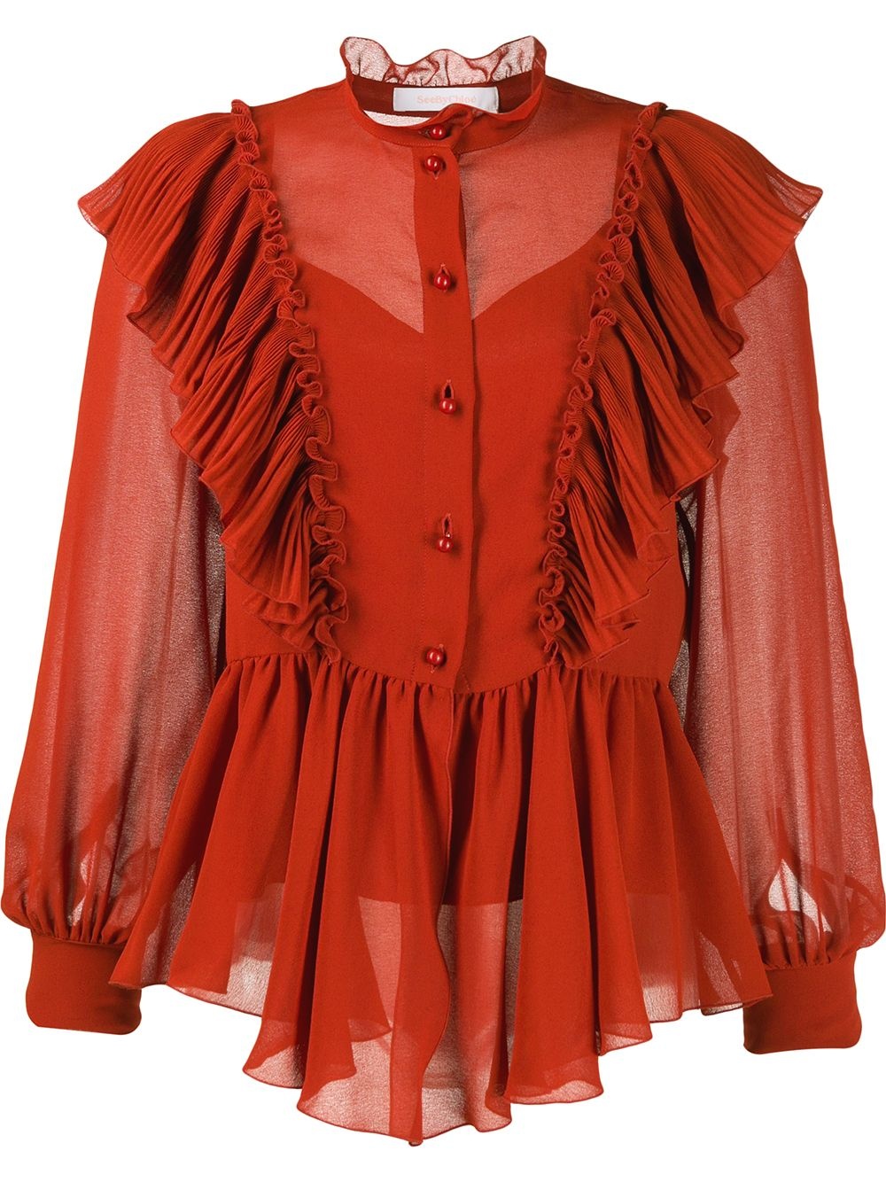 Neo-Victorian ruffled blouse - 1