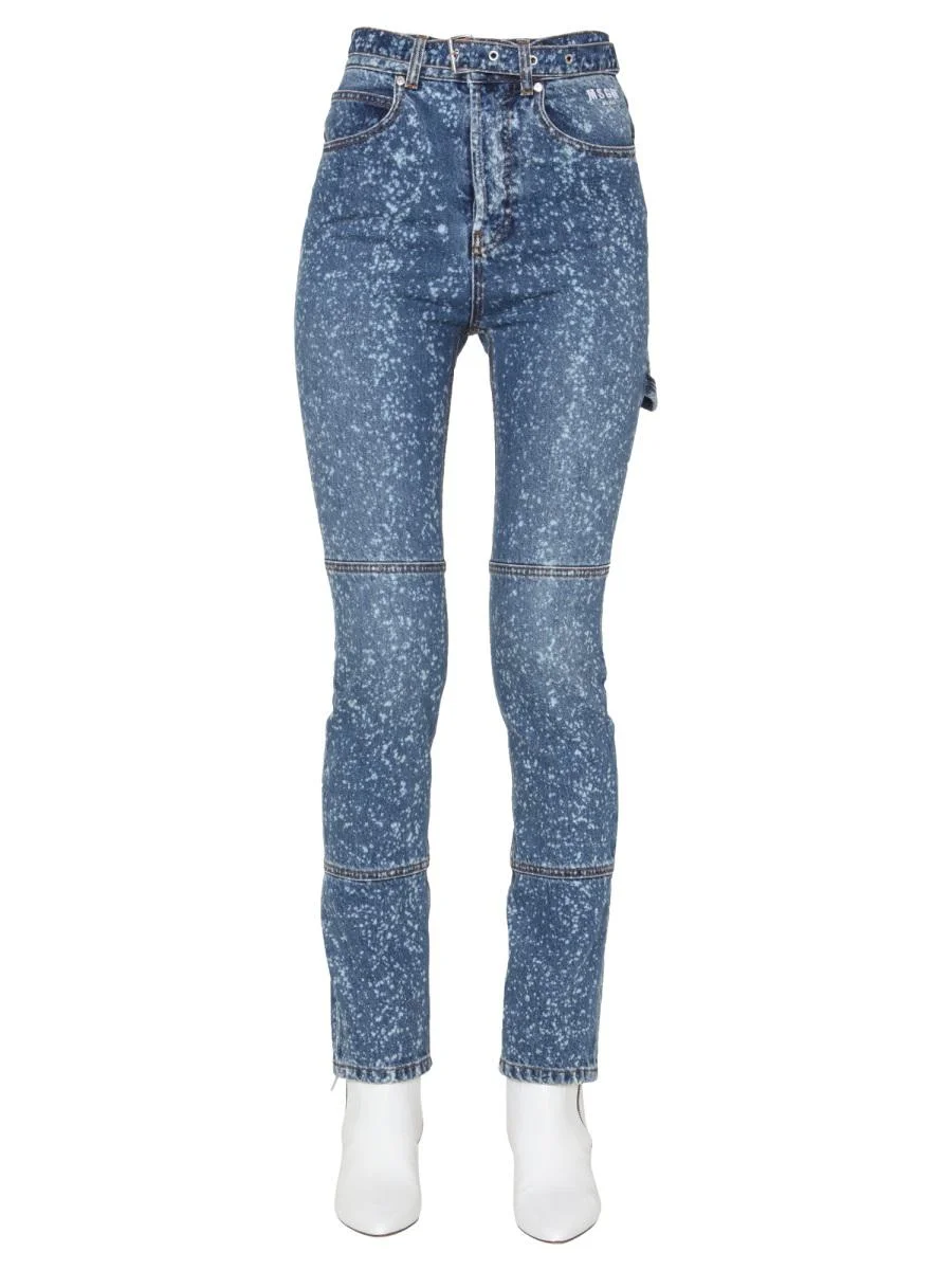 MSGM SKINNY FIT JEANS - 1