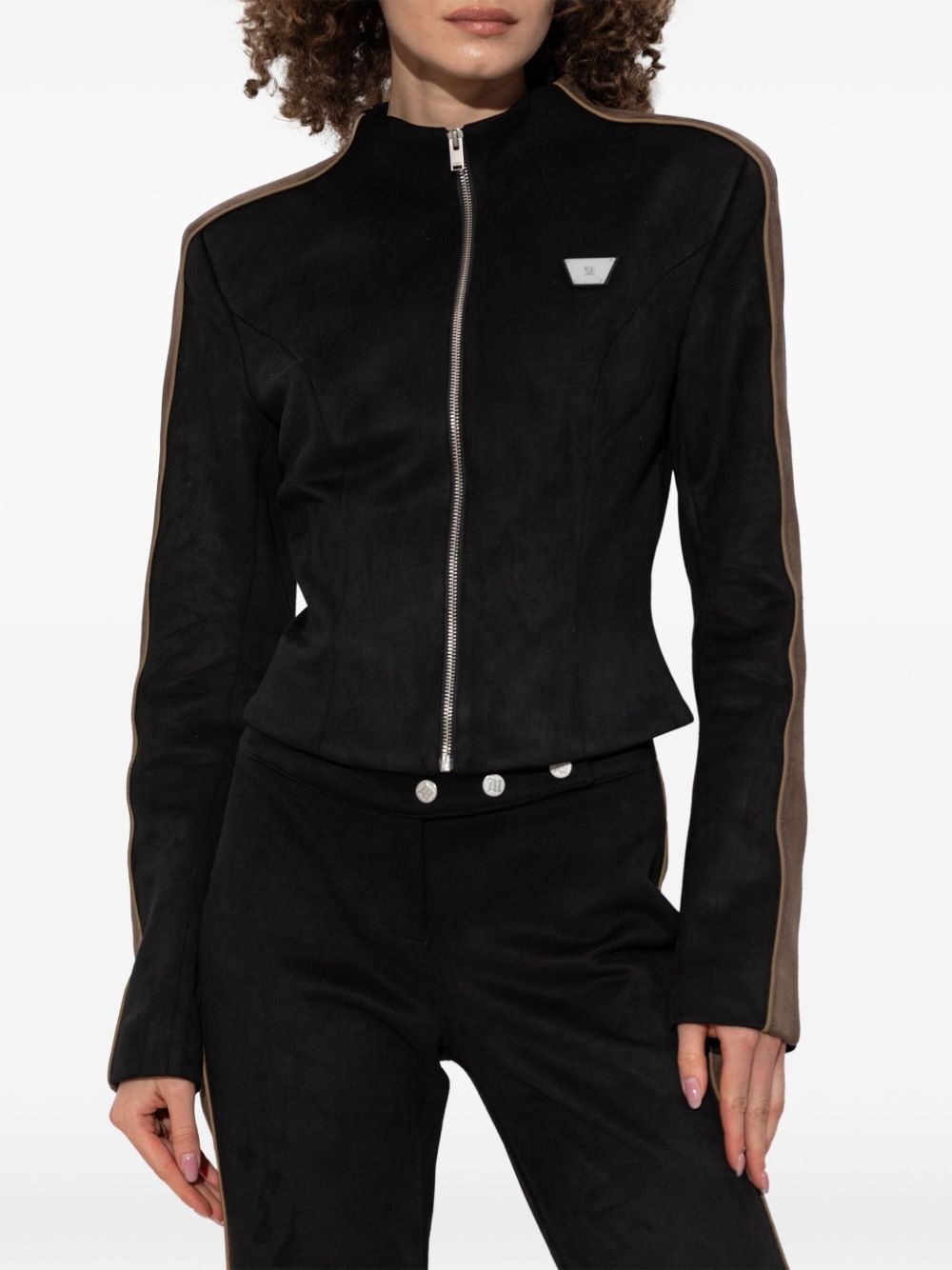 logo-plaque jacket - 2