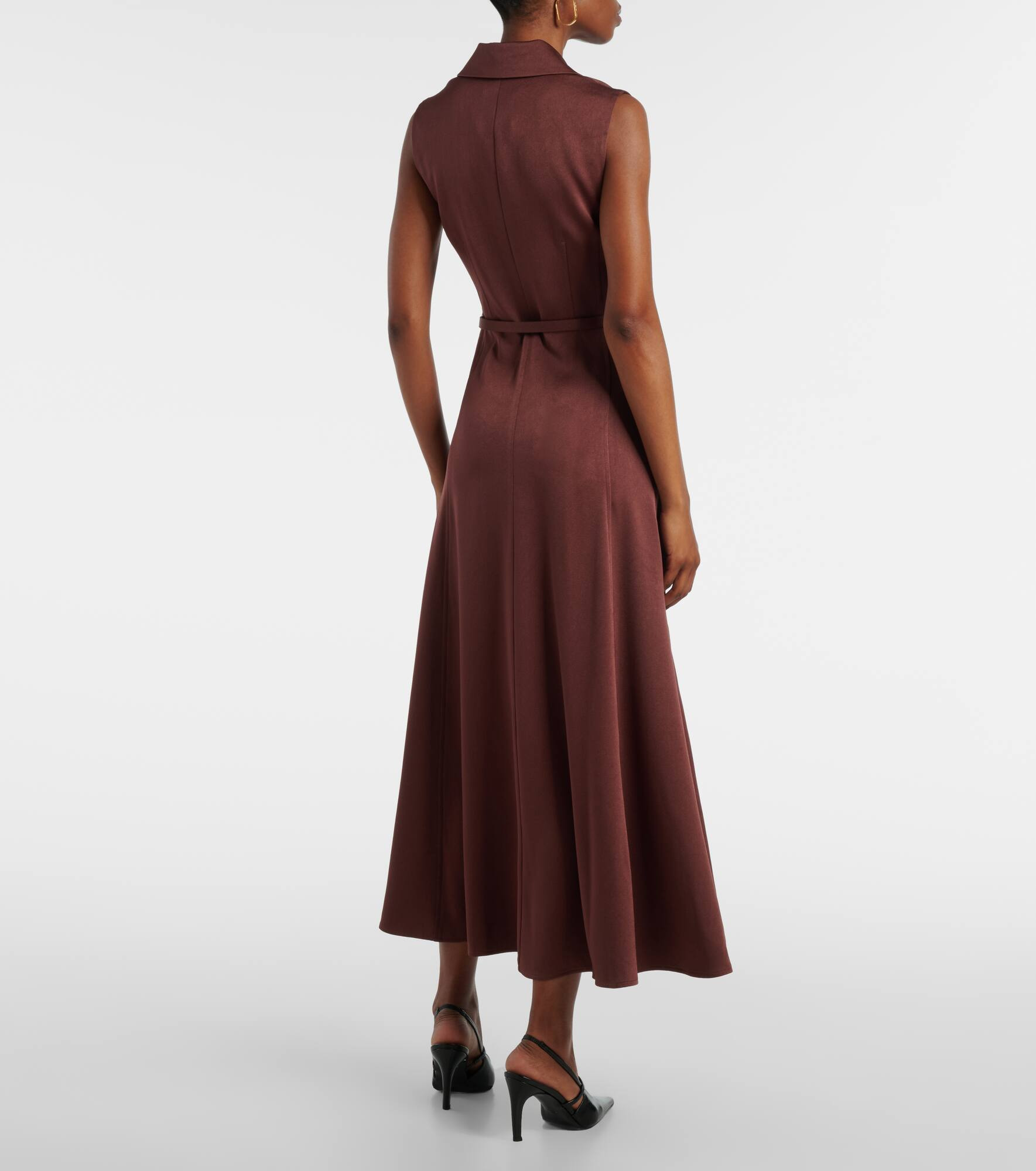 Crêpe midi dress - 3