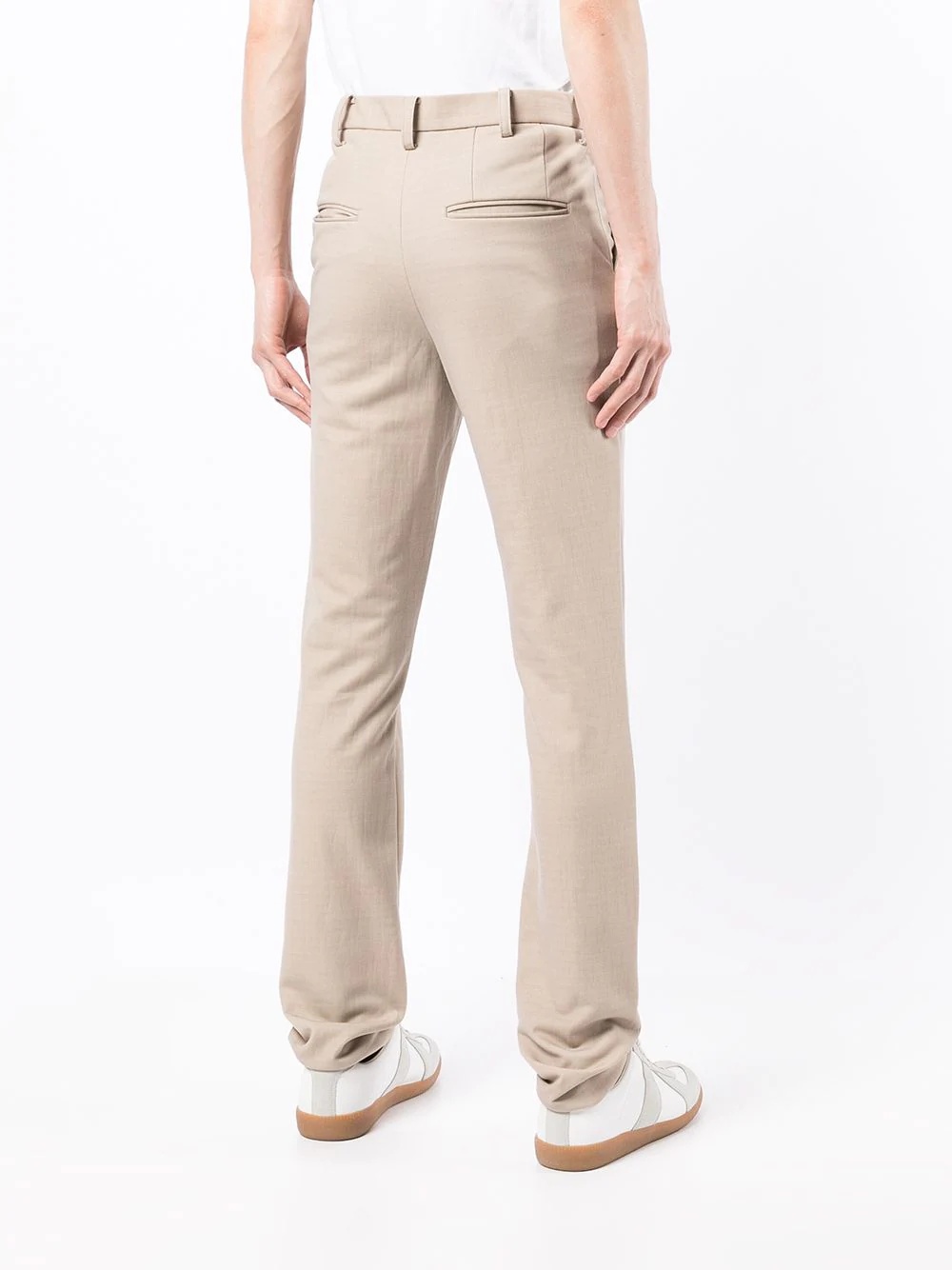 high-waisted straight-leg trousers - 4