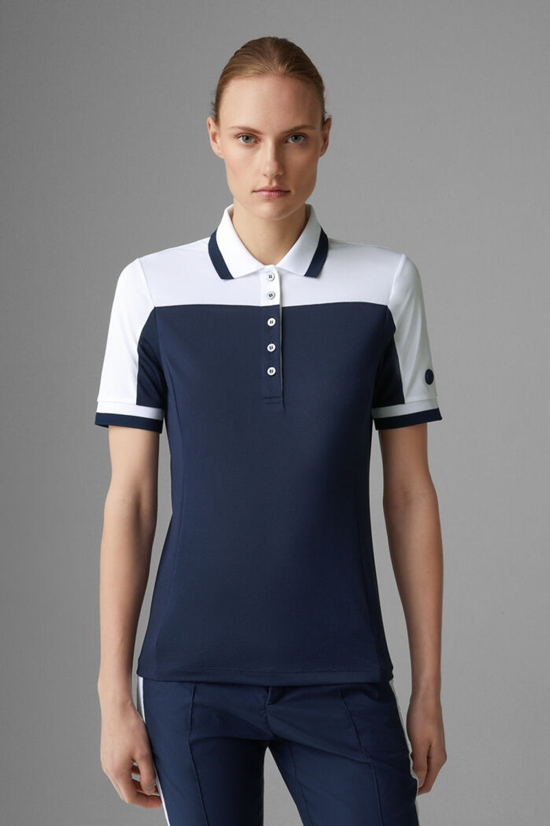 Carolin Functional polo shirt in Dark blue/White 2