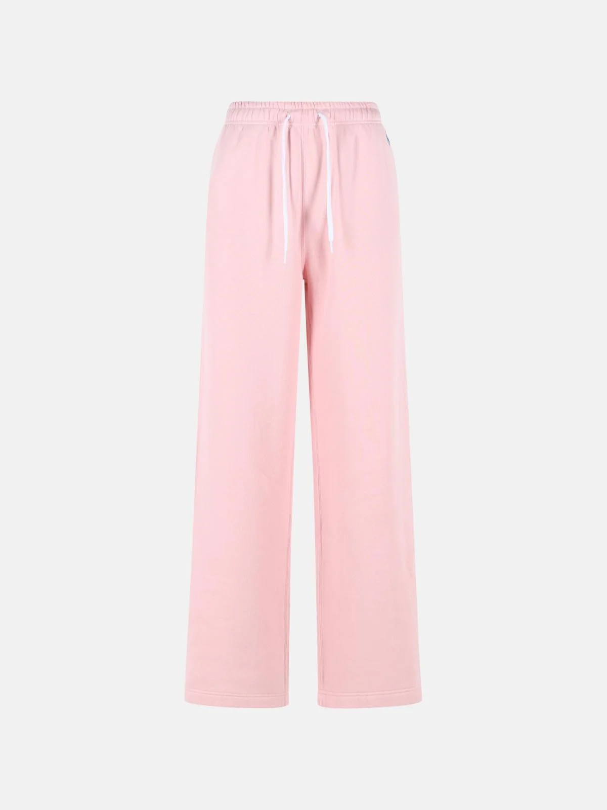 'JOGGER' PINK COTTON BLEND PANTS - 1