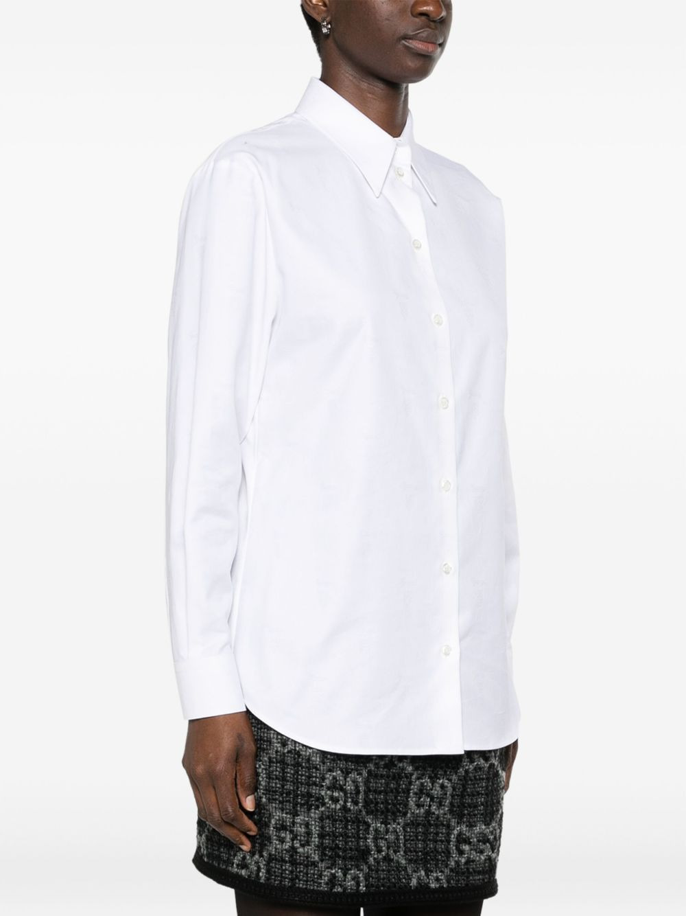 cotton poplin shirt - 3