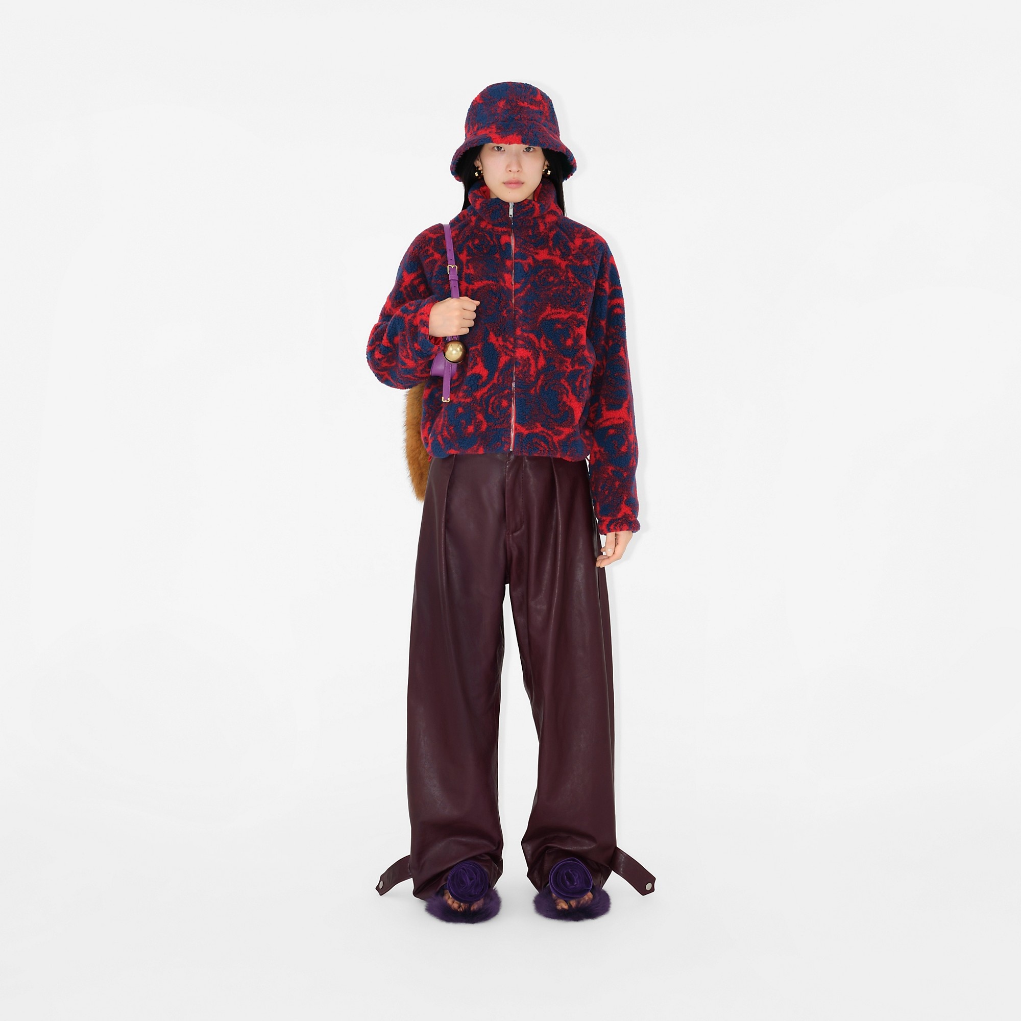Rose Fleece Reversible Jacket - 2