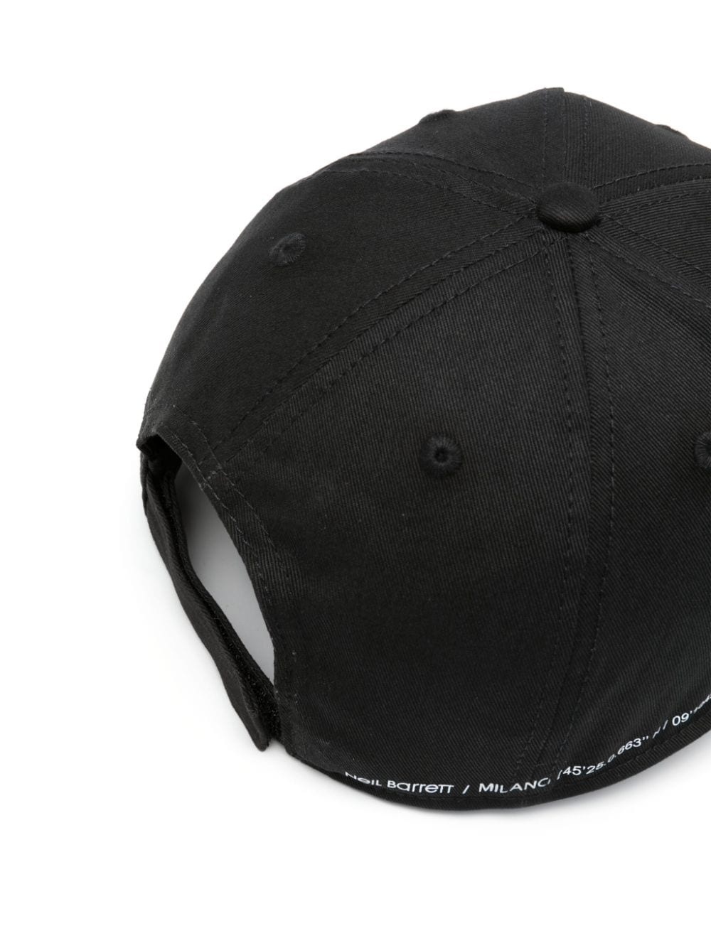 Pierced-patch baseball cap - 2