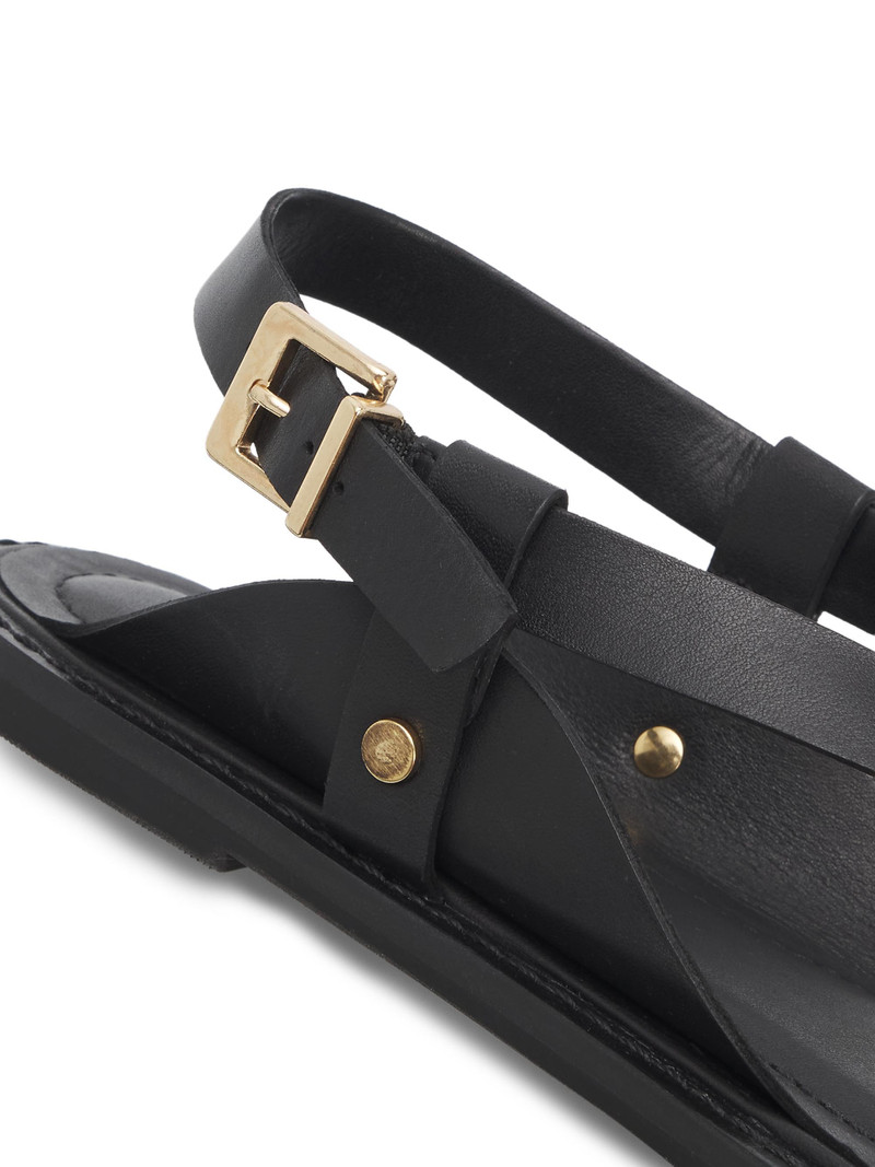 Women's Lorraine 25MM Leather Sandals - Black 5