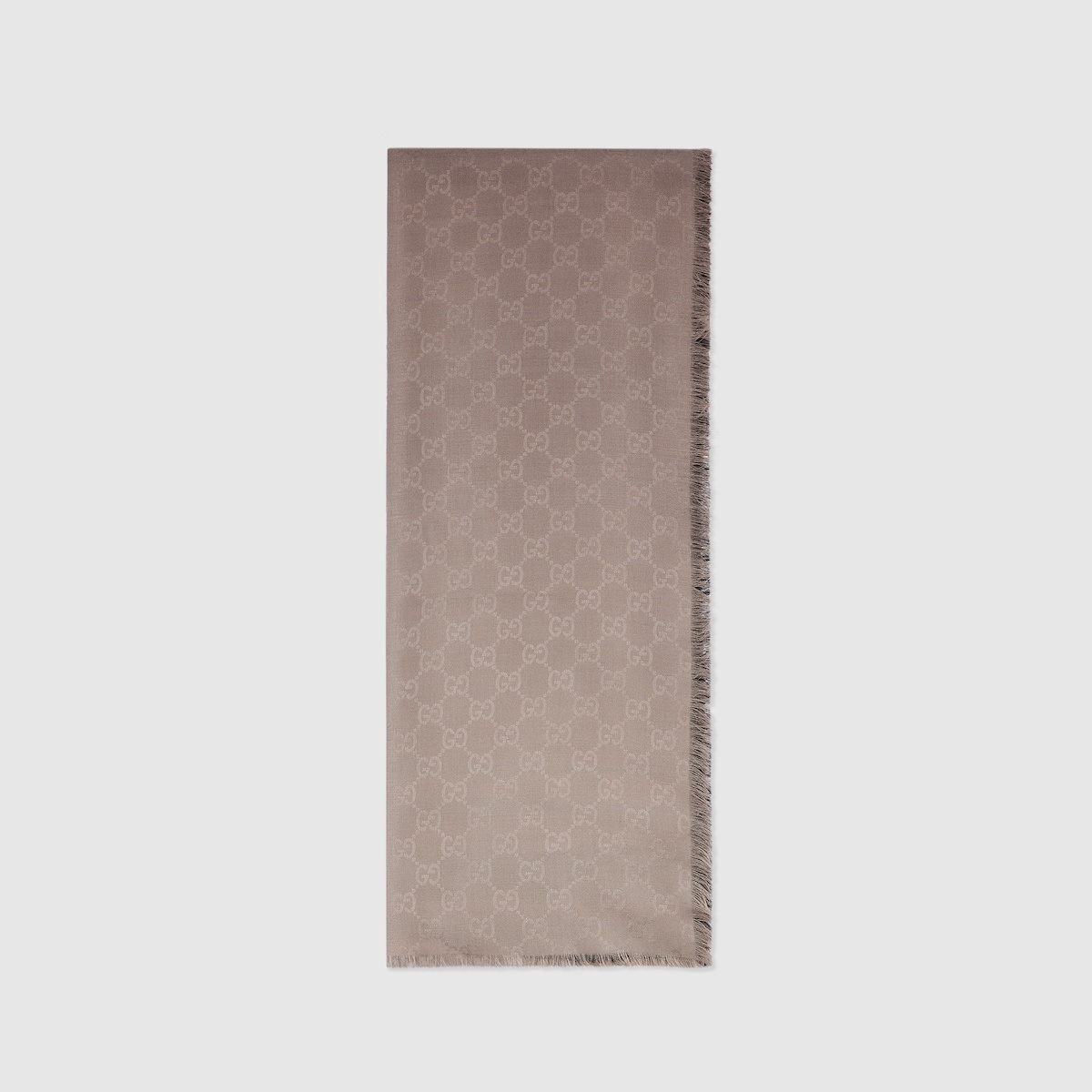 GG wool silk jacquard stole - 2