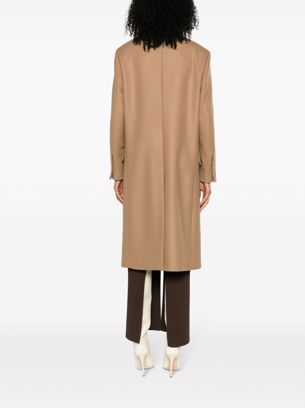 long double-breasted coat - 4