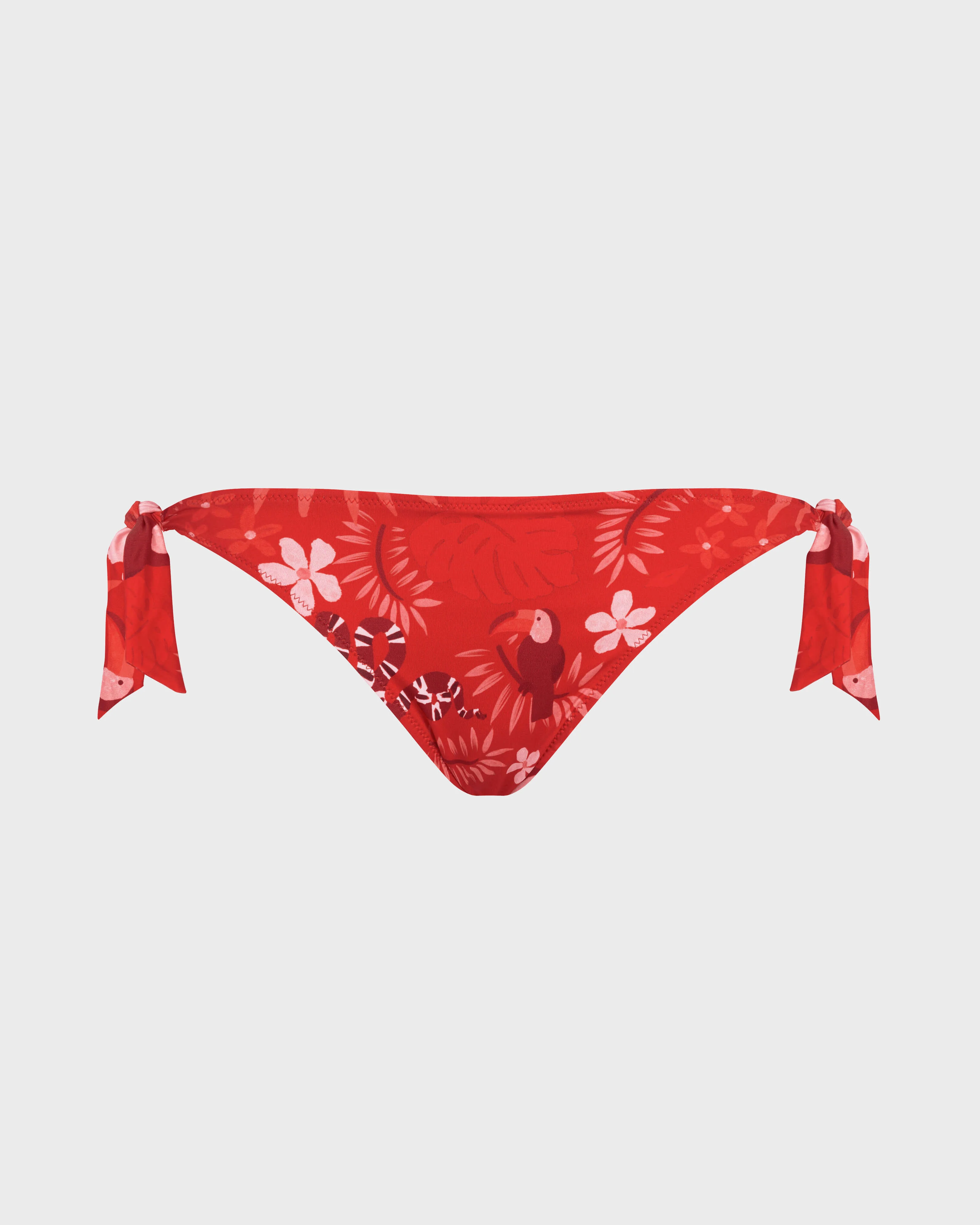 WOMEN SIDE TIE BIKINI BOTTOM PAPEL DE EMBRULHO - 1