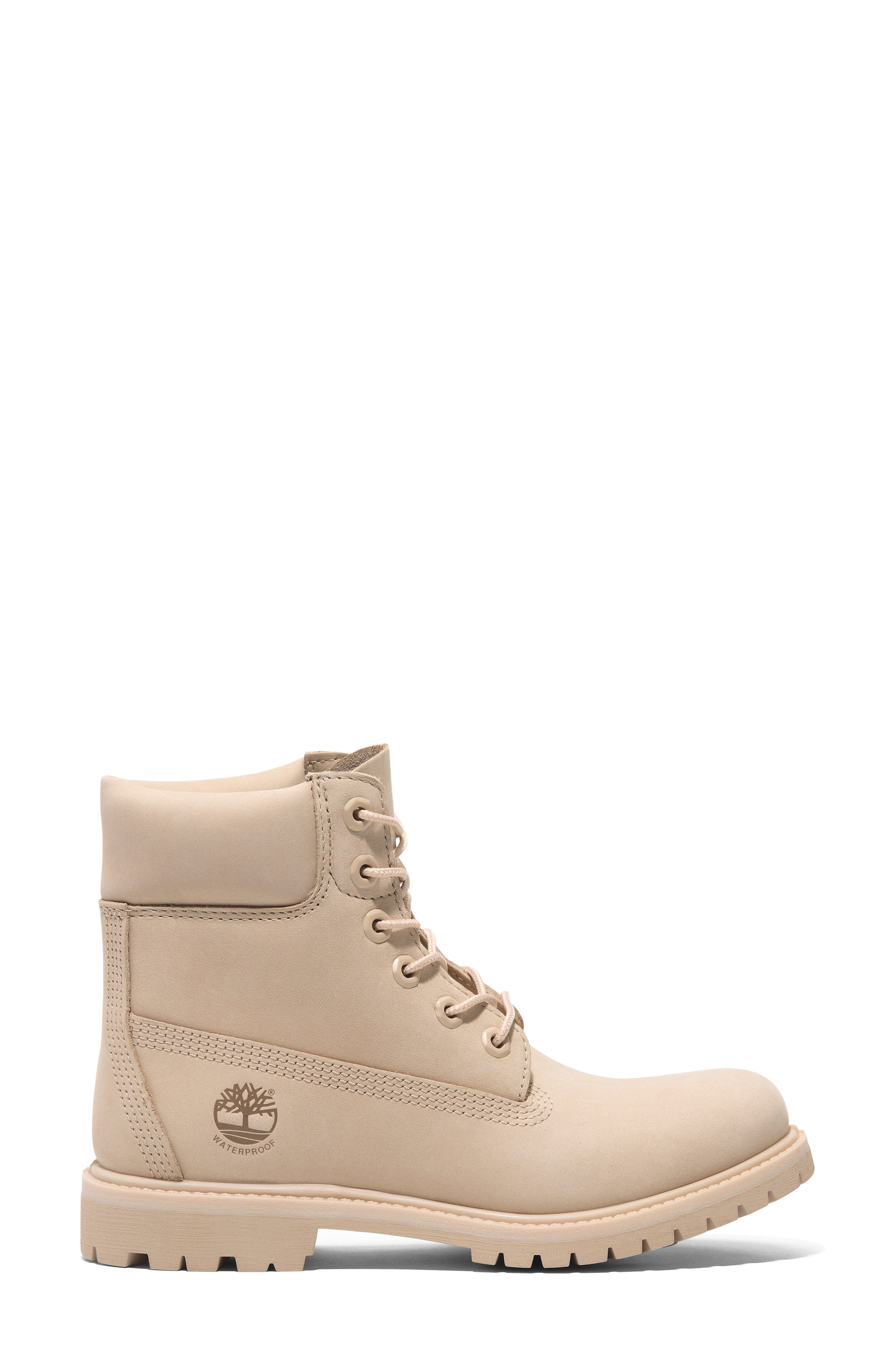 Timberland Premium Waterproof Boot in Light Beige Nubuck at Nordstrom - 2
