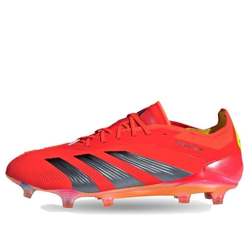 adidas Predator 엘리트 FG 태양 빨간 핵심 검정 팀 태양 황색 - 1