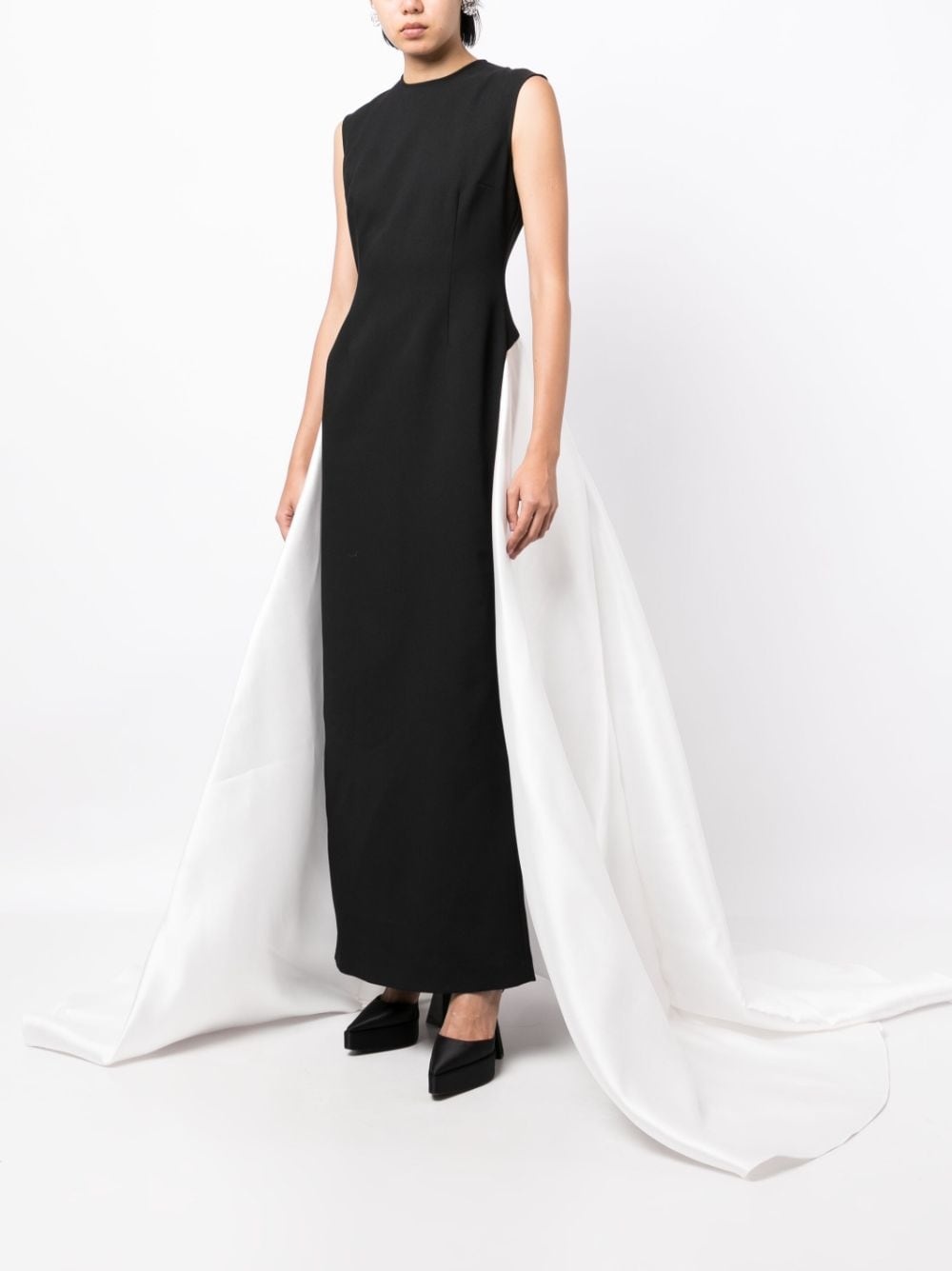 Flor sleeveless train dress - 2