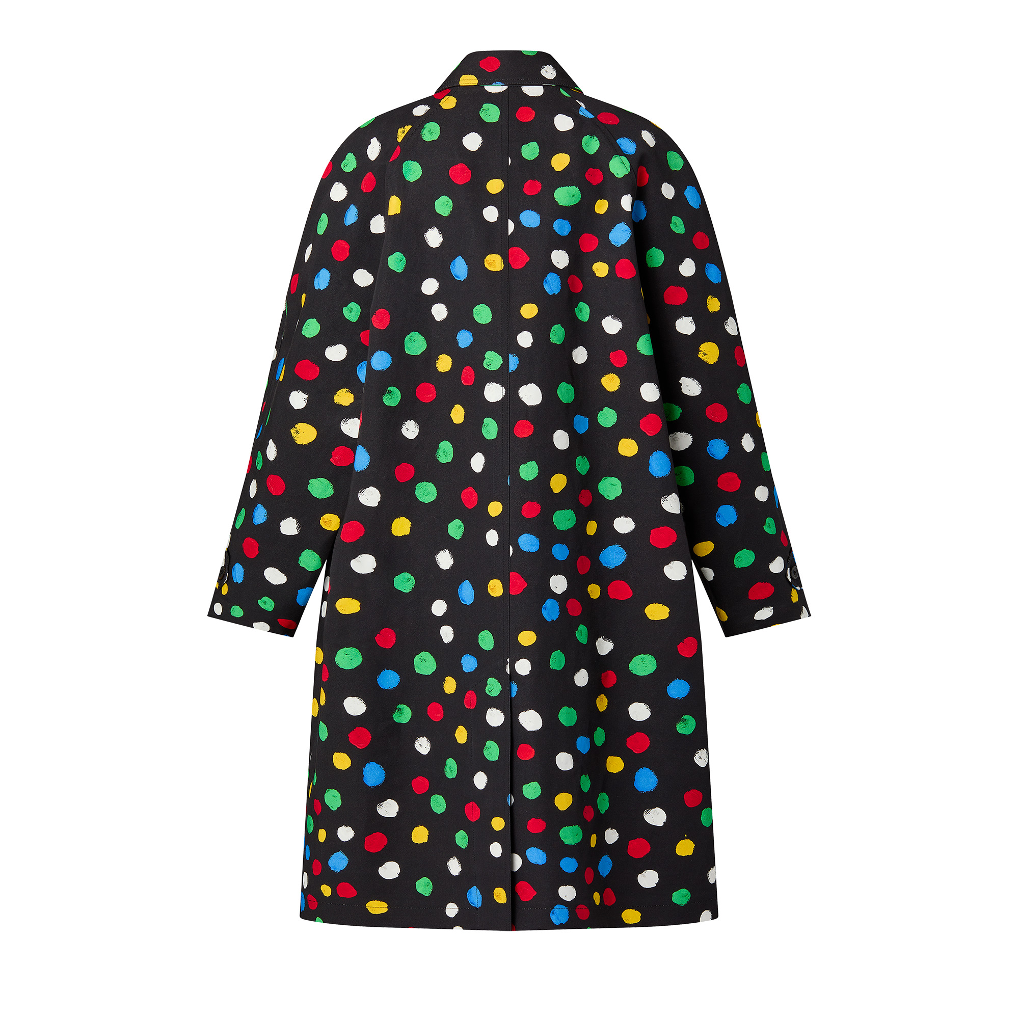 LV x YK Painted Dots Trench Coat - 3