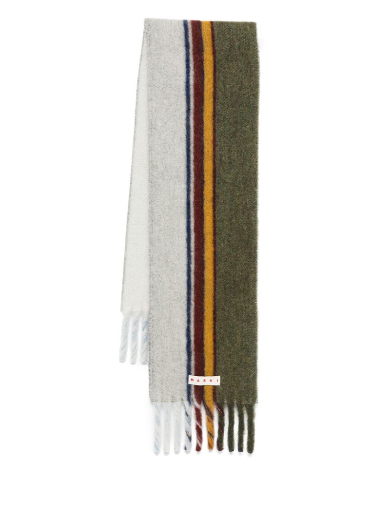 logo-patch scarf 1
