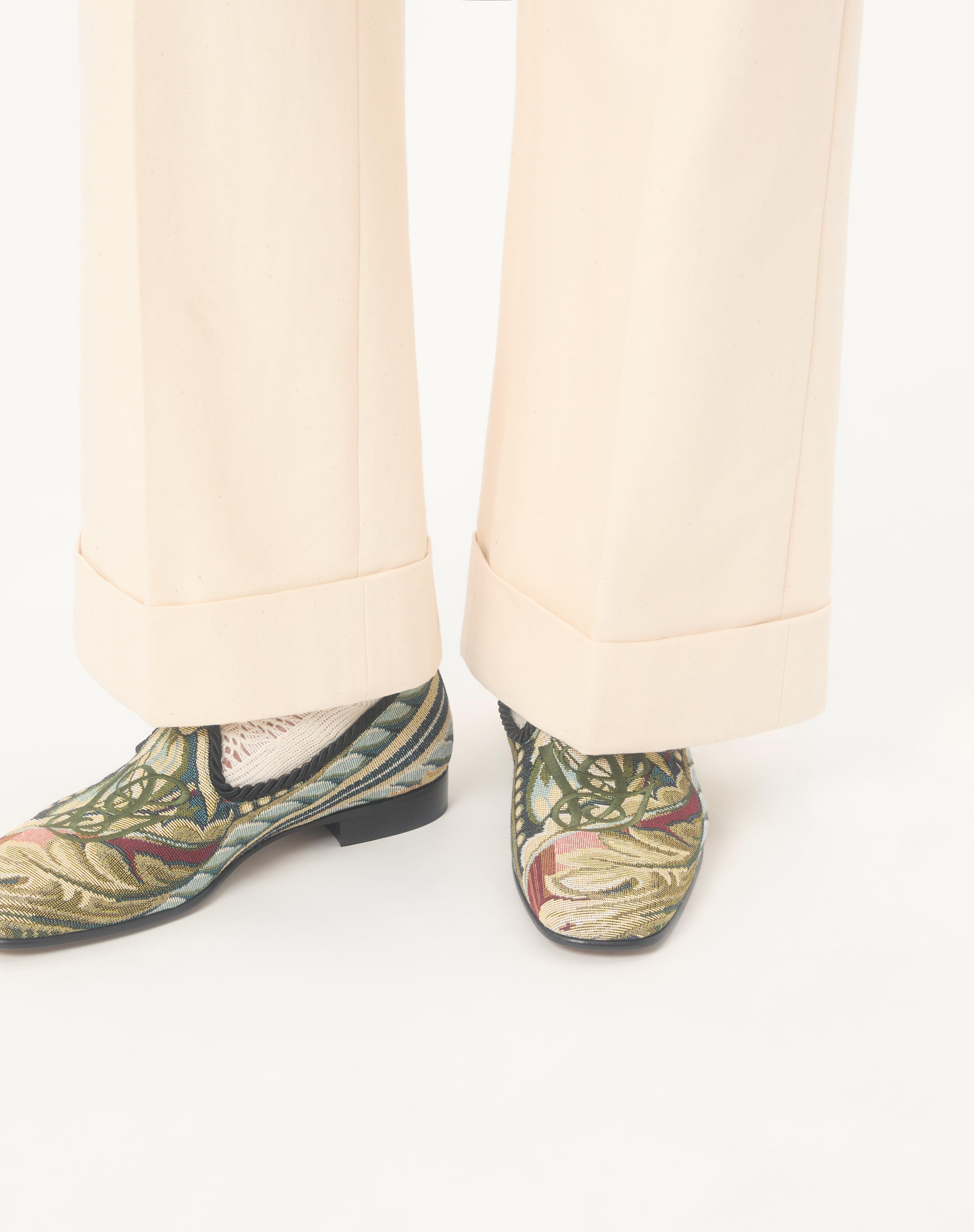LES ALCÔVETTES MOCCASIN IN GOBELIN FABRIC - 2