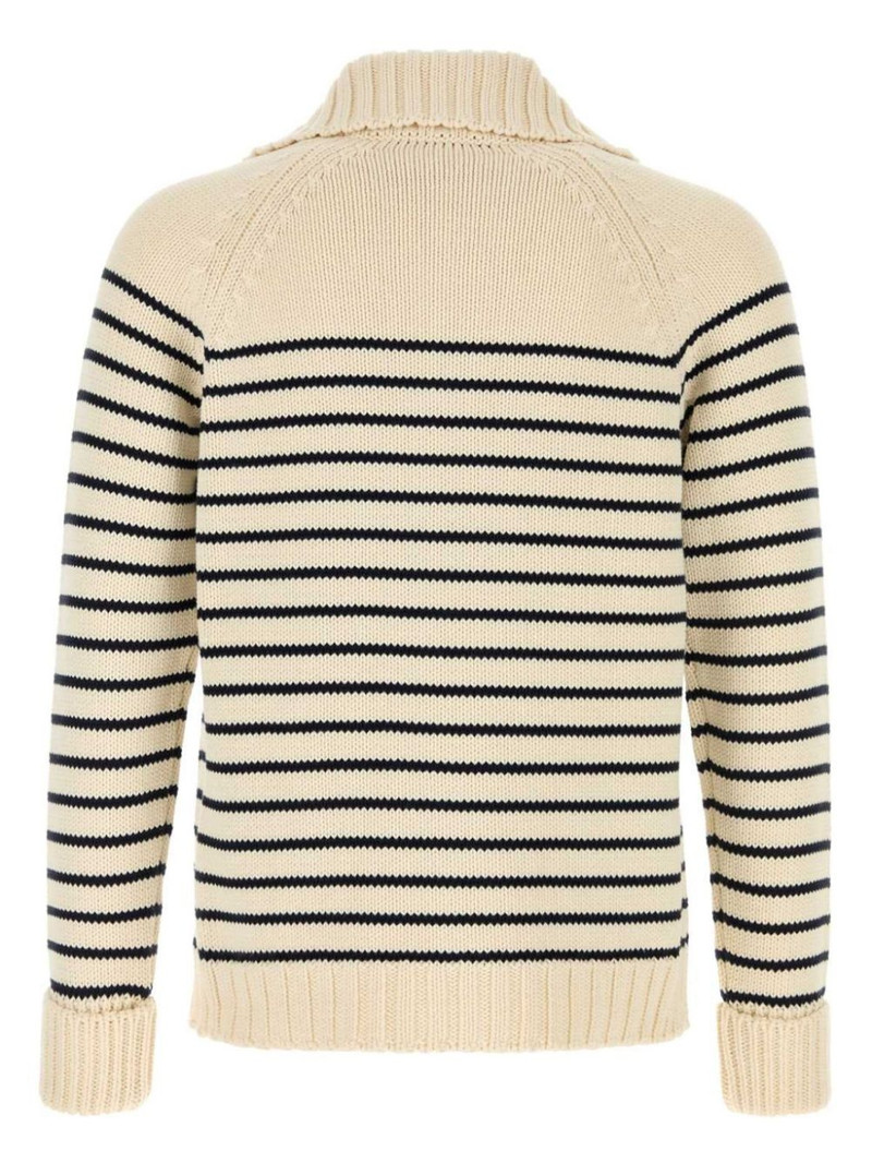 Valentino striped cardigan outlook