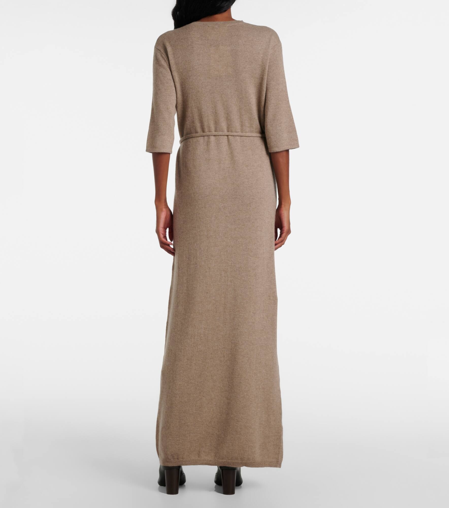 Tilde knitted cashmere maxi dress - 3