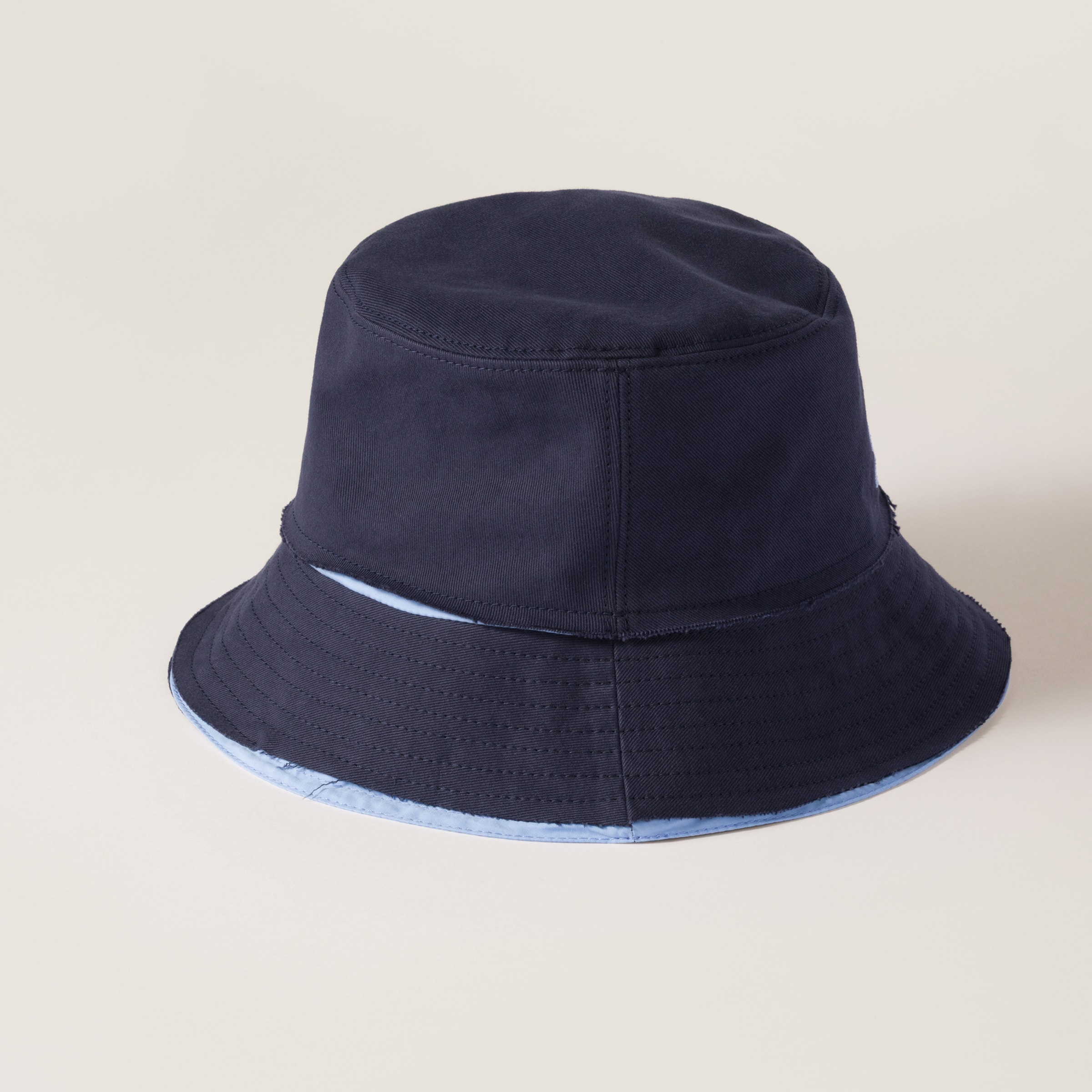 Drill and poplin bucket hat - 3