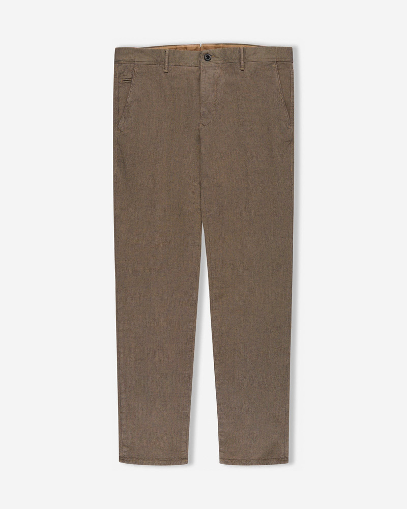 Tight fit cotton trousers 1