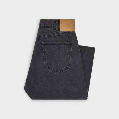 CELINE Wesley jeans in charcoal wash denim outlook