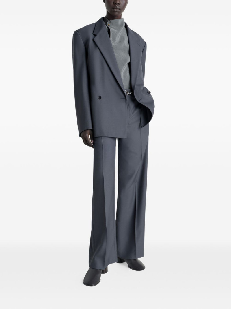 Lemaire jewel-button collar blouse outlook