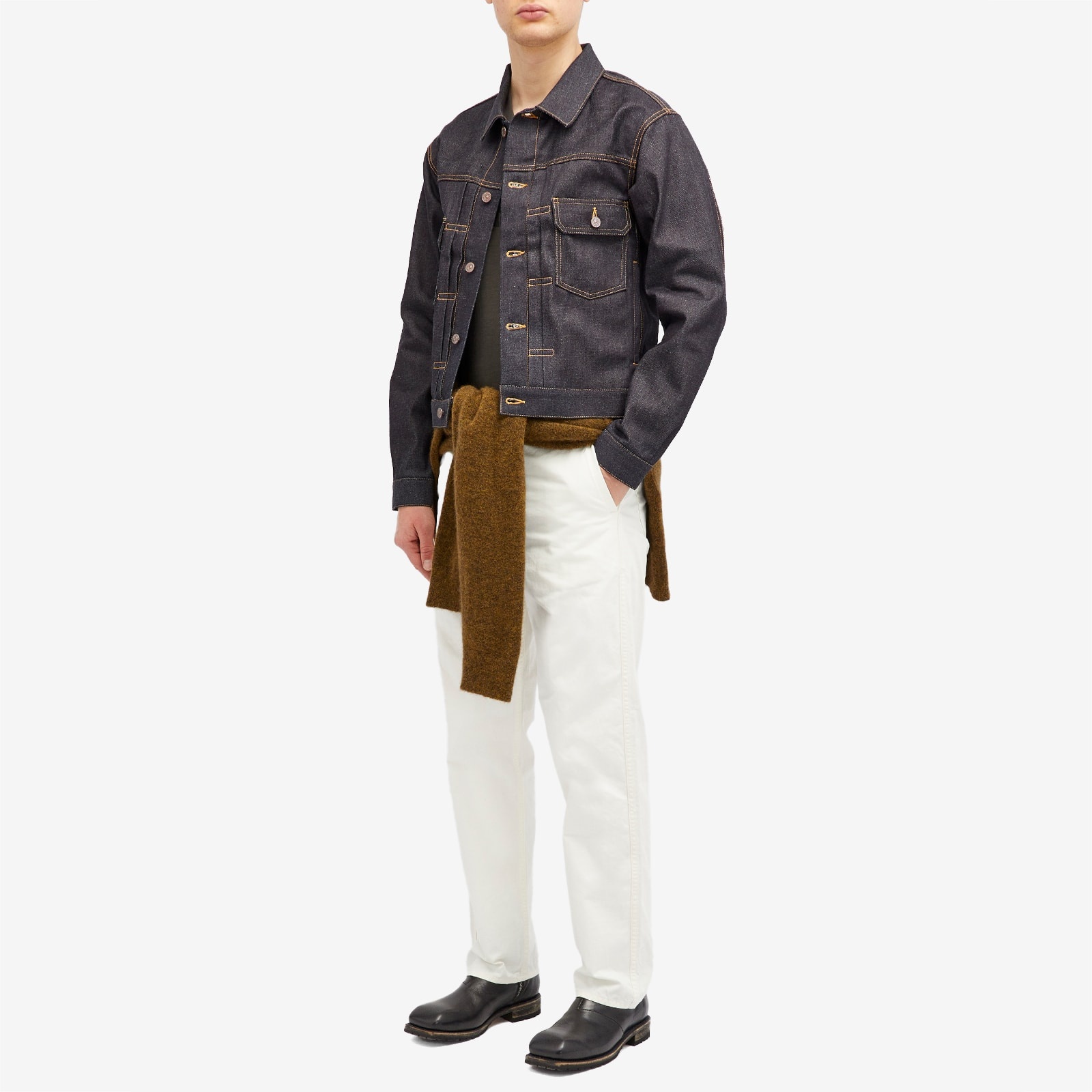 Visvim 101 Unwashed Denim Jacket - 4