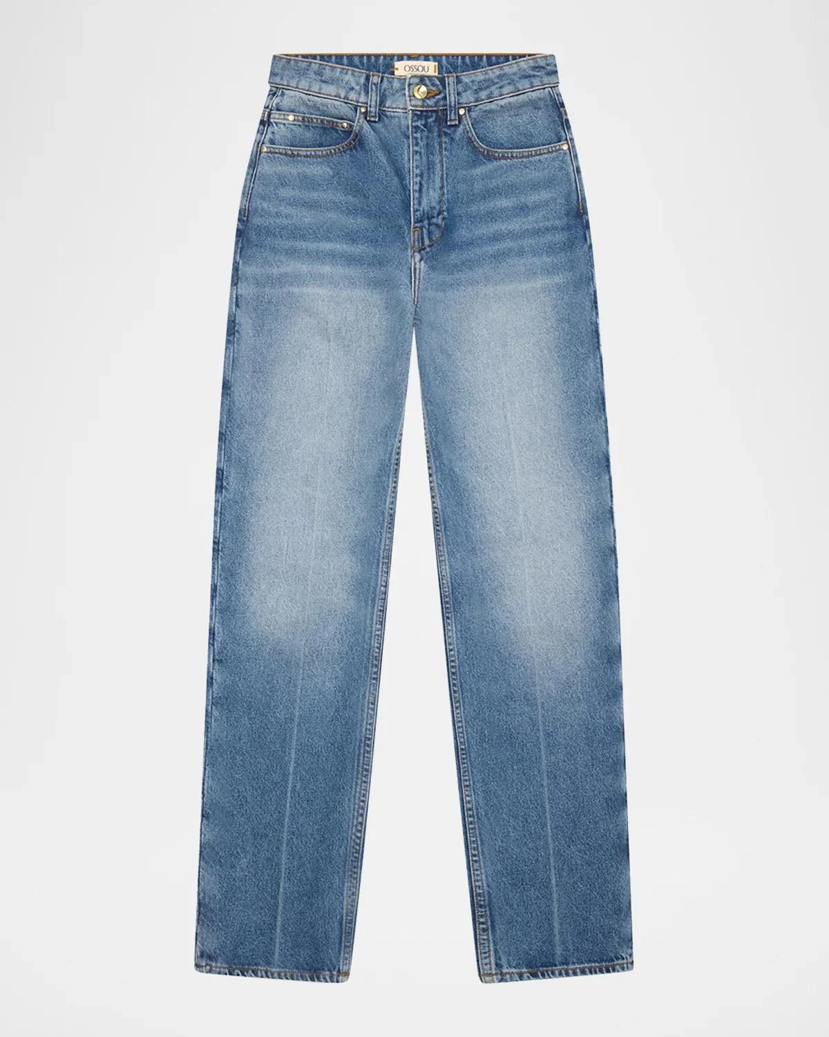 Noon High-Rise Straight Jeans - 1