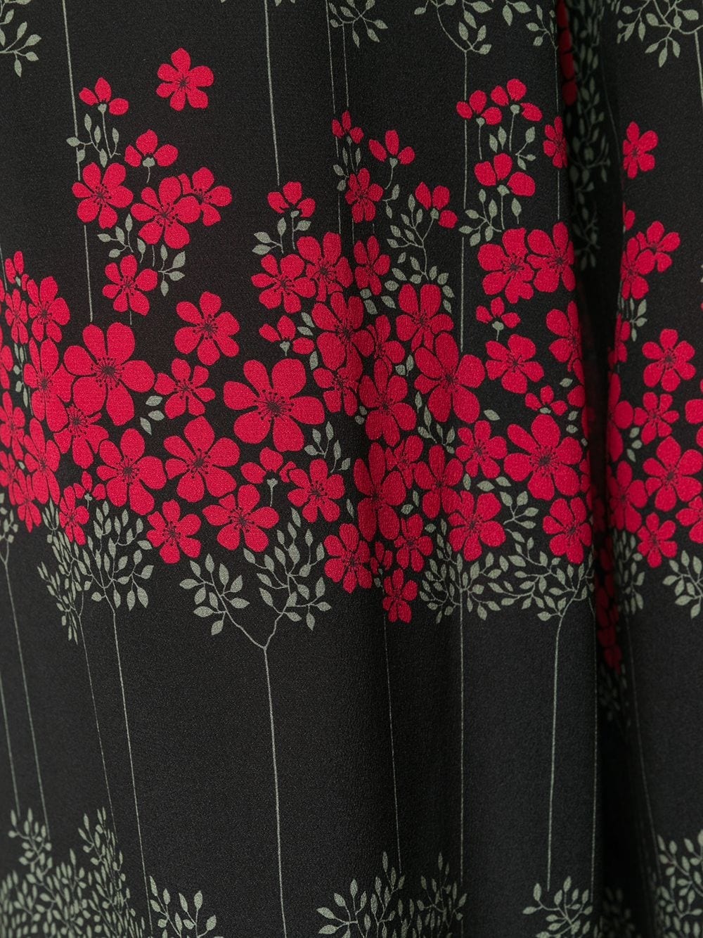floral flared trousers - 5