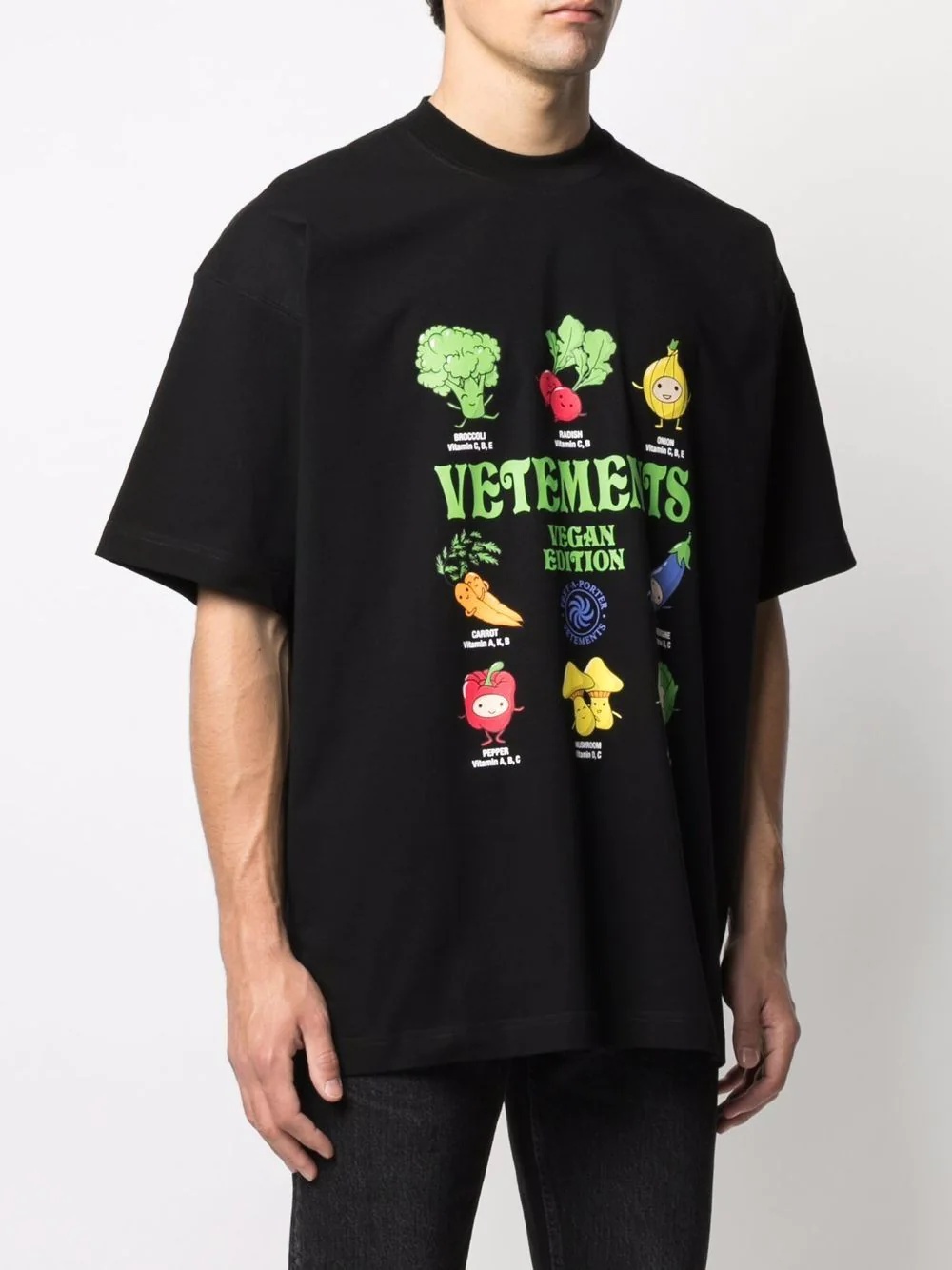 Vegan-print T-shirt - 4