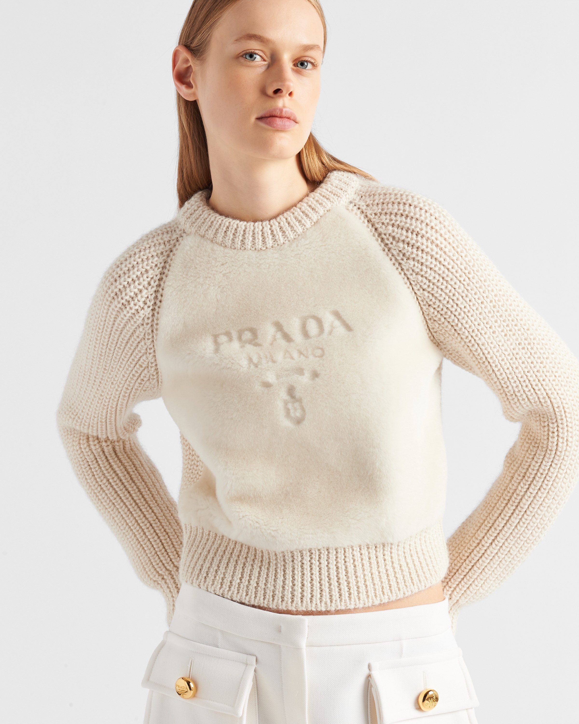 Alpaca crew-neck sweater