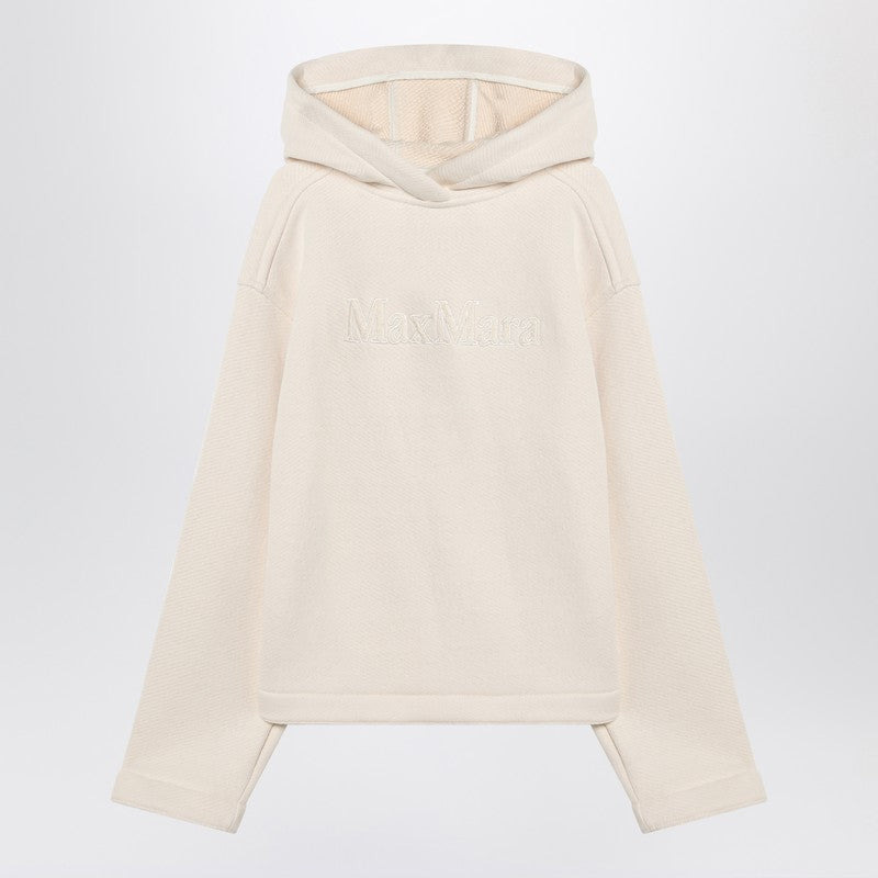 Max Mara White Cotton Hoodie Women - 1