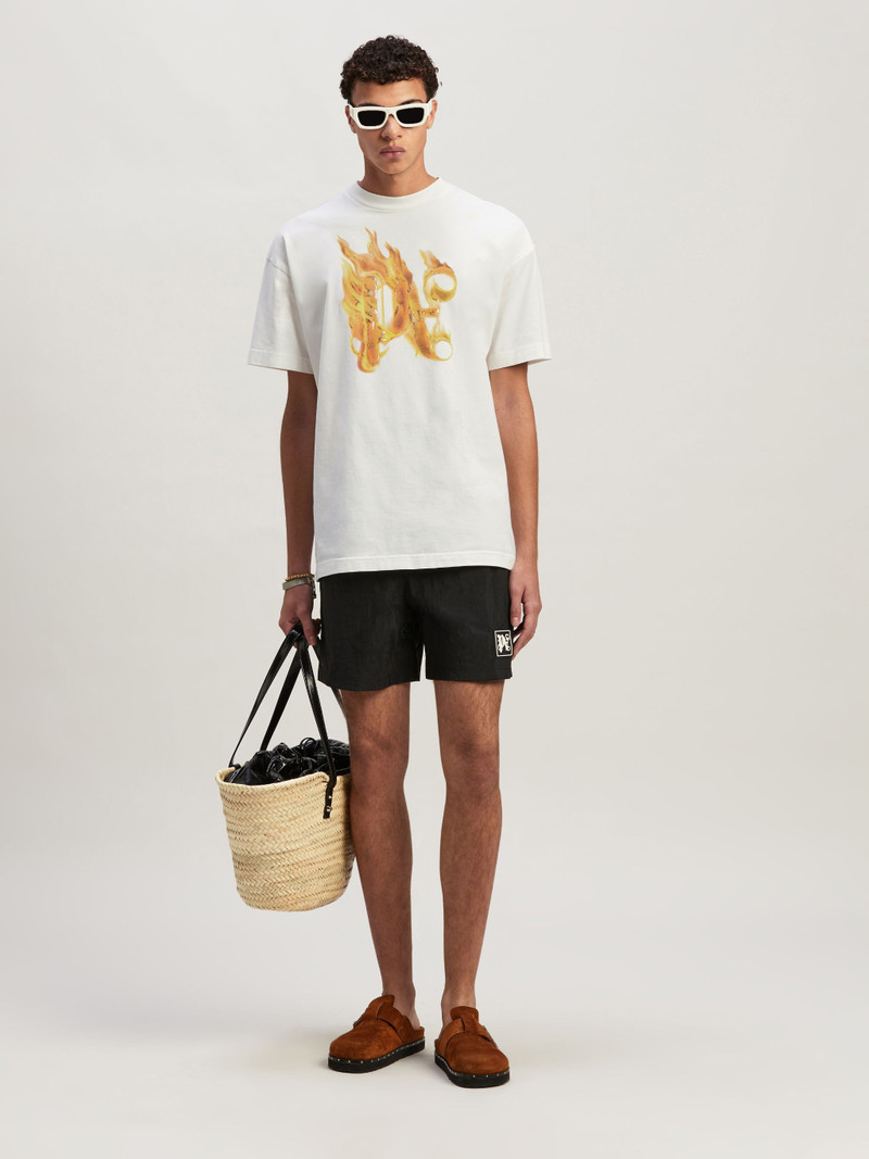 Palm Angels Burning Monogram T-Shirt outlook