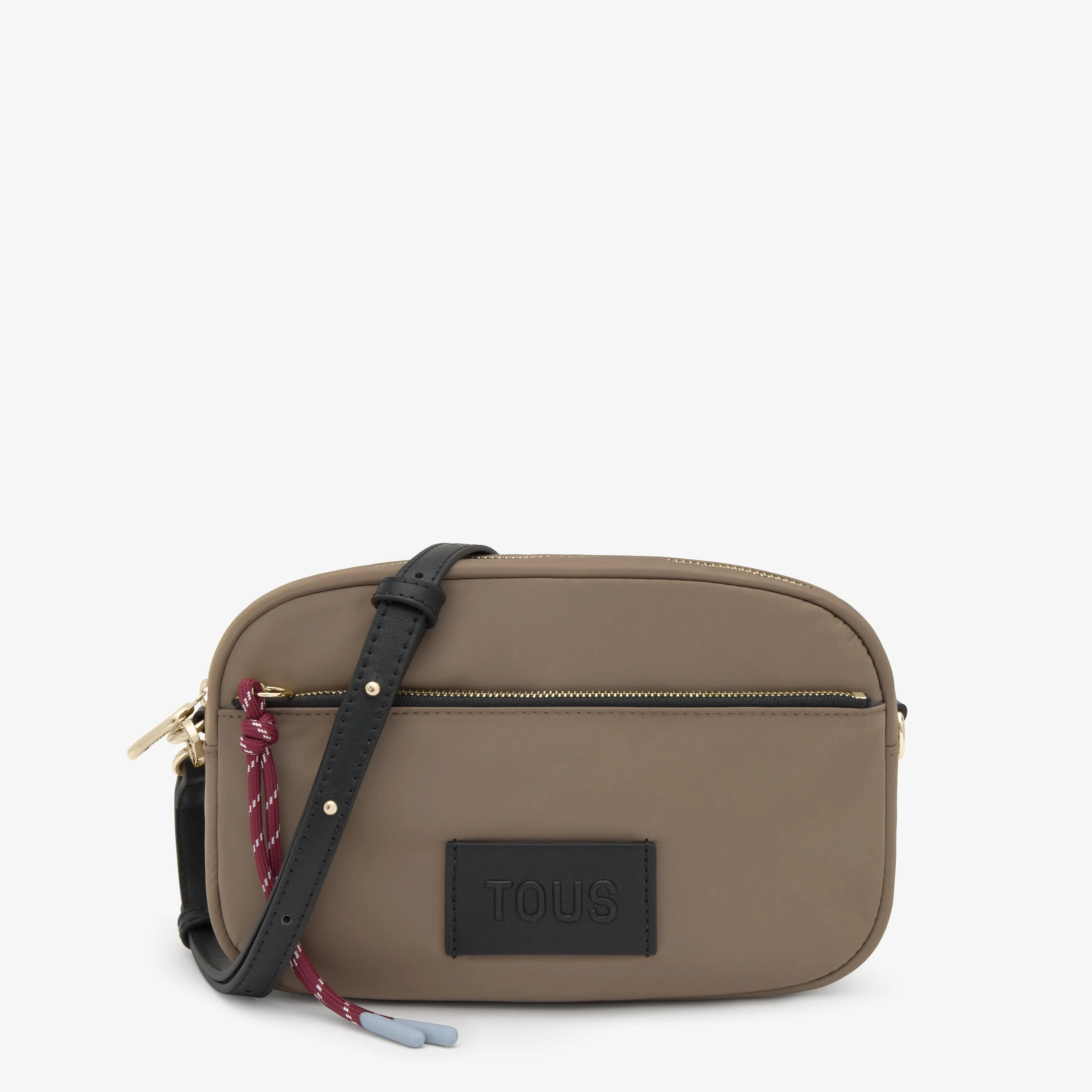 Taupe Crossbody reporter bag TOUS Empire Soft New - 1