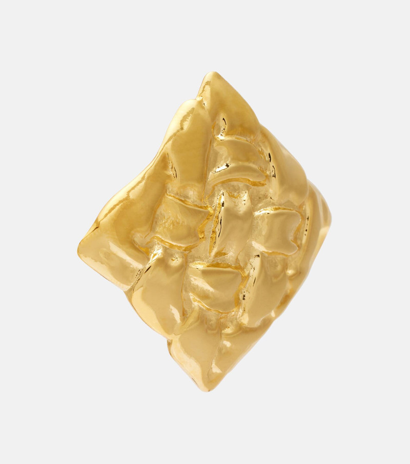 Jennifer Behr Blaine gold-plated earrings outlook