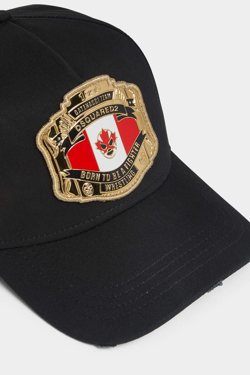 DSQUARED2 BOXEUR SHINY PATCH BASEBALL CAP - 5
