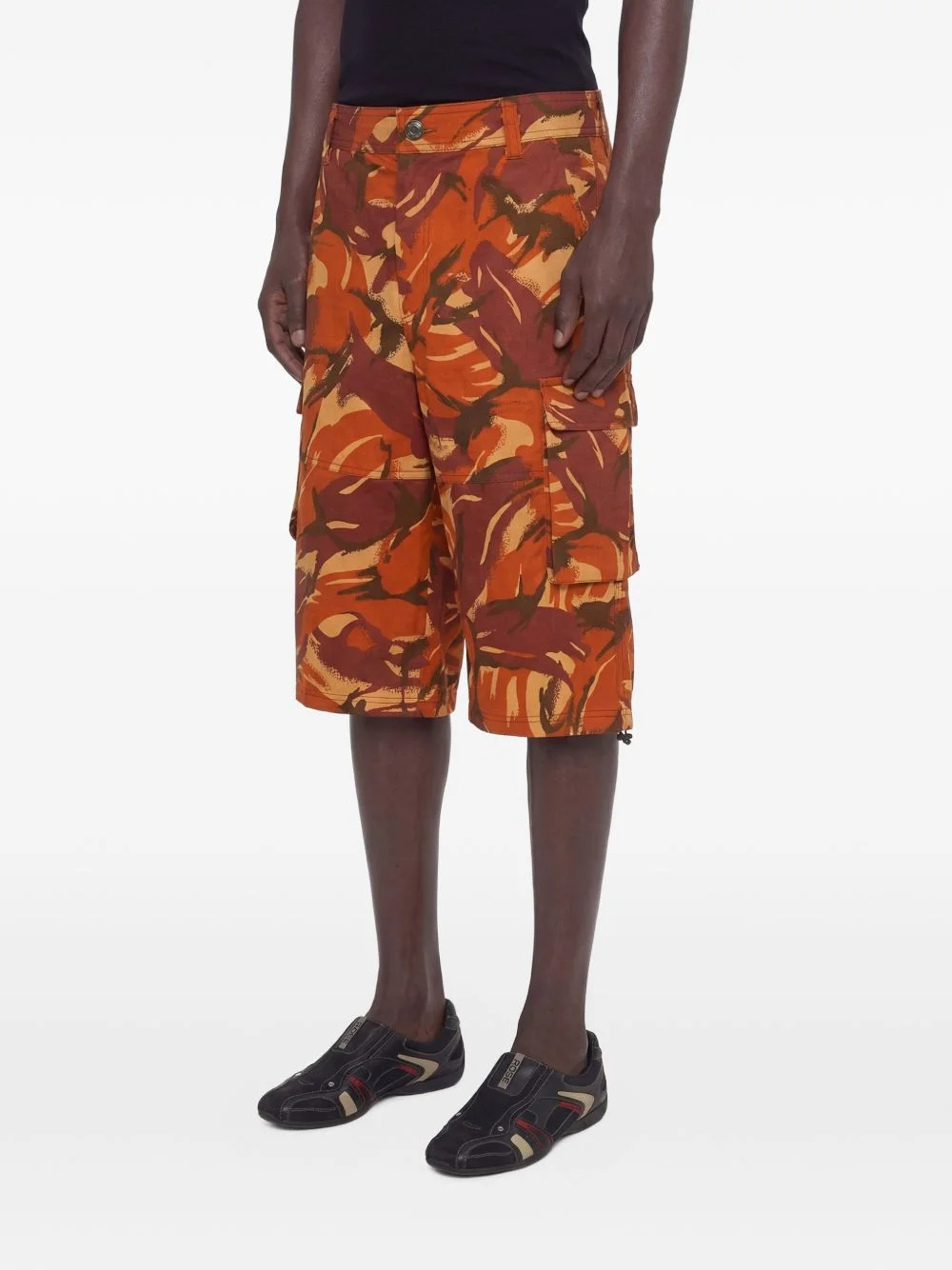 camouflage cargo shorts - 1
