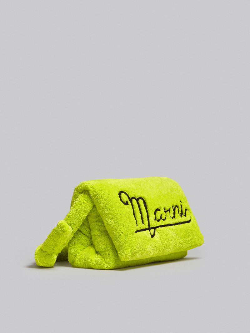 LARGE GREEN TERRY PRISMA BAG 6