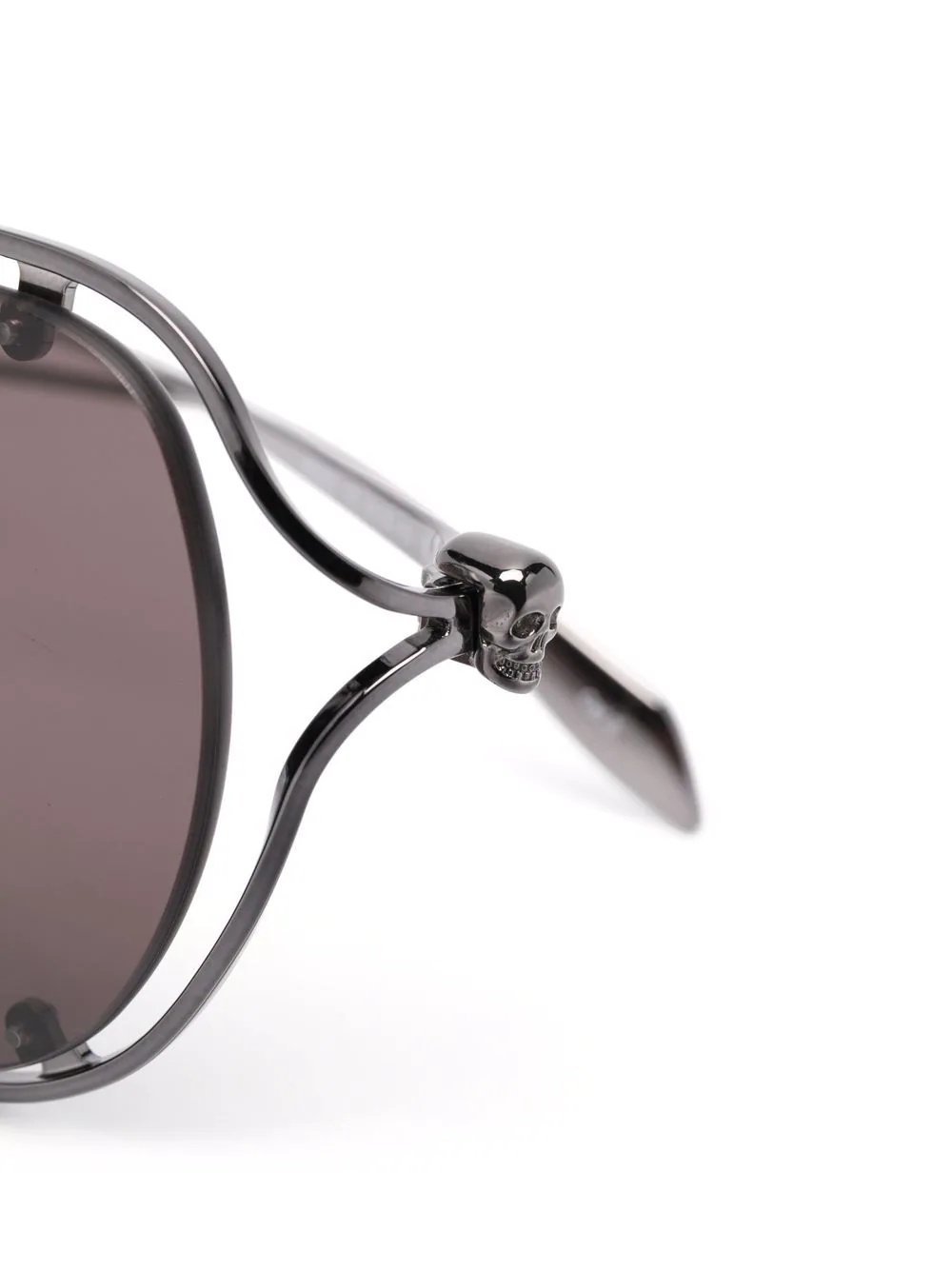 metallic round-frame sunglasses - 3